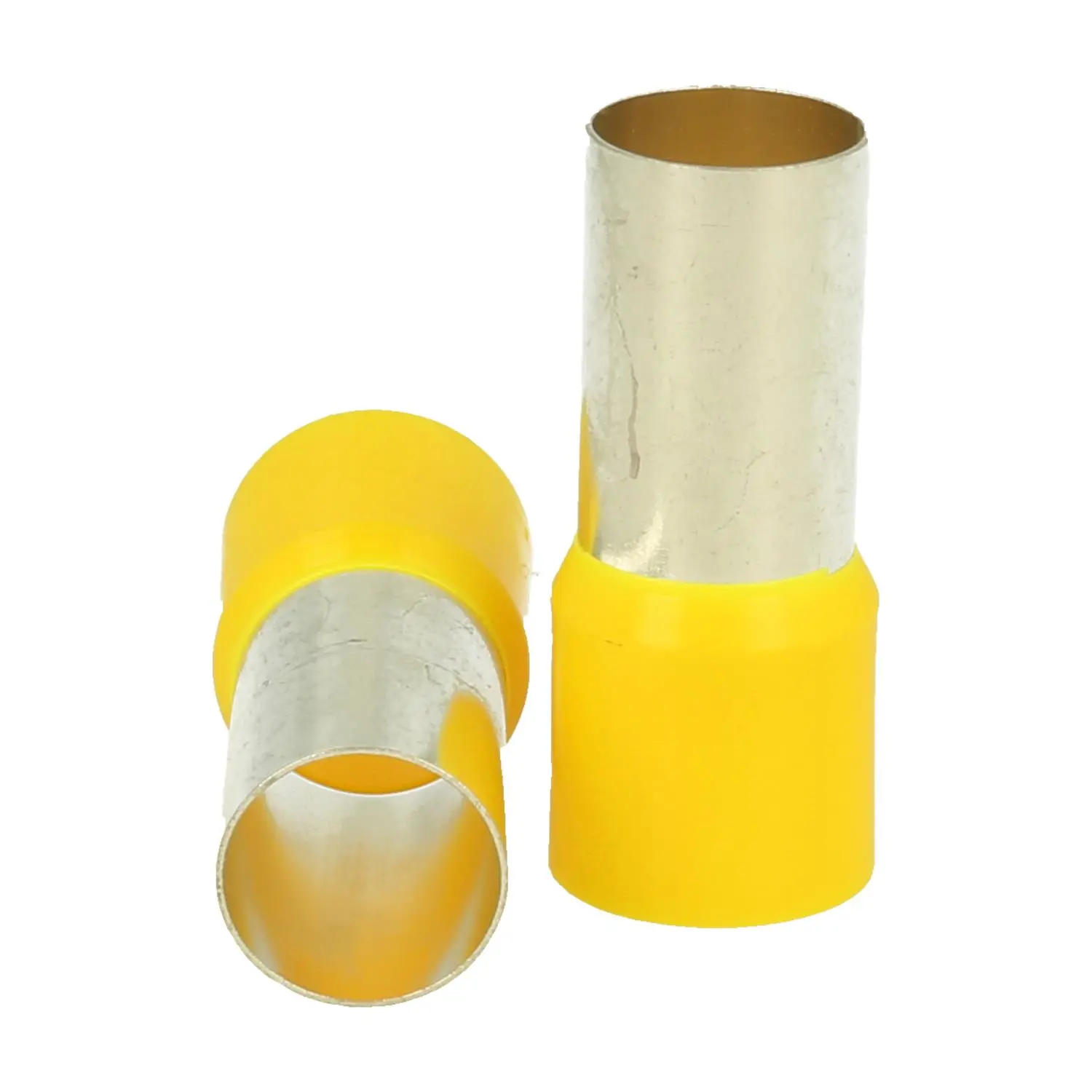 Produktfoto 1 von Aderendhülsen DIN 46228 Teil 4 isoliert, Größe N, Farbe Kodierung DIN Querschnitt 150mm² gelb