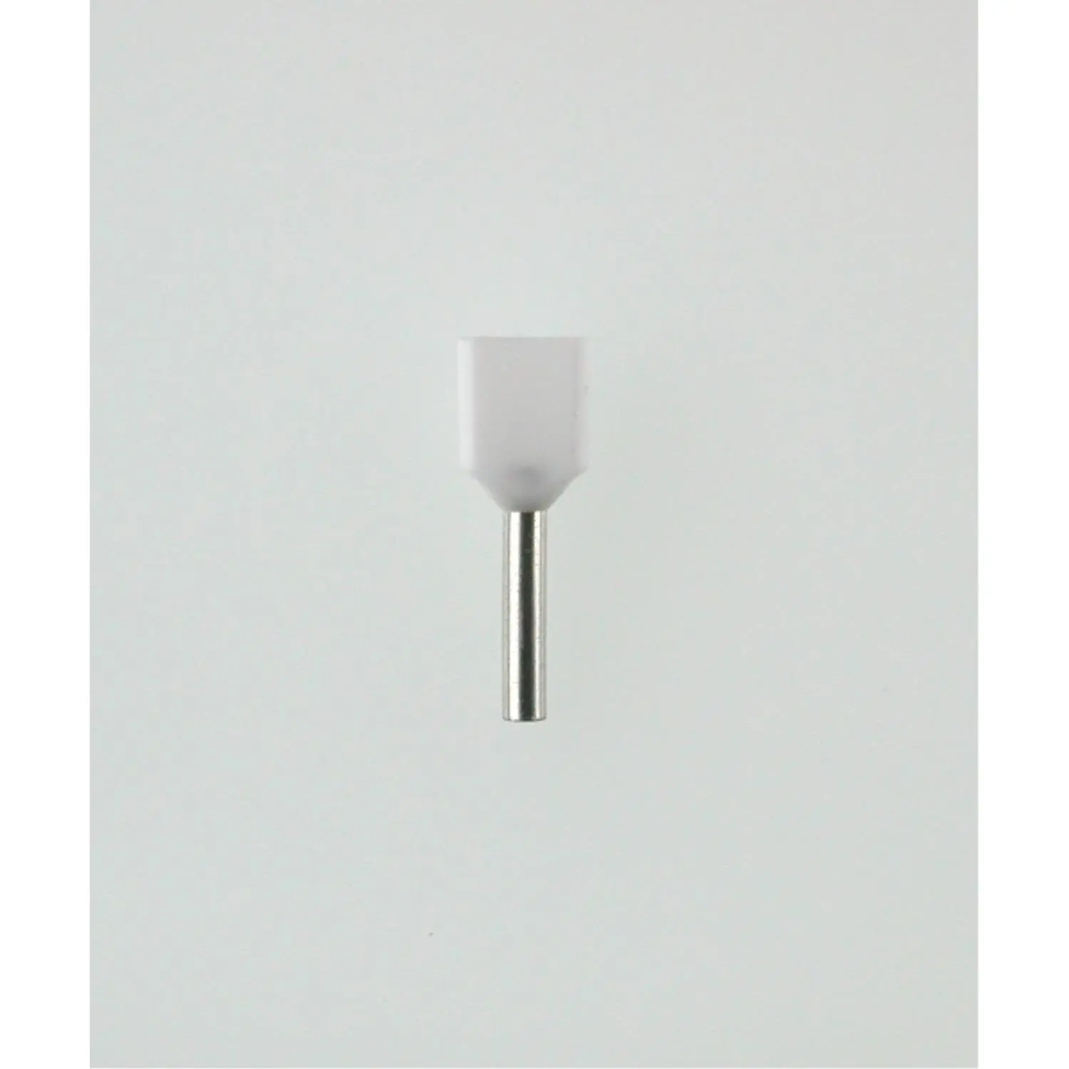 Produktfoto 1 von TWIN-Aderendhülsen isoliert, Größe N, Farbe Kodierung DIN Querschnitt 2x 0,5mm² weiß