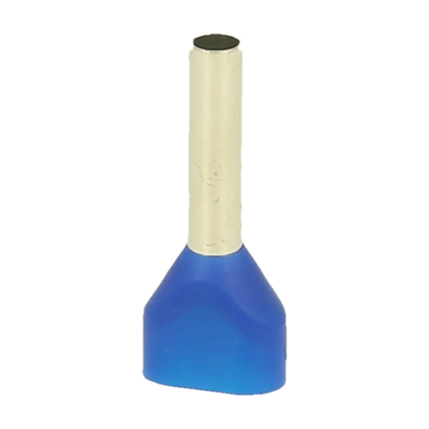 Produktfoto 1 von TWIN-Aderendhülsen isoliert, Größe L, Farbe Kodierung DIN Querschnitt 2x 2,5mm² blau