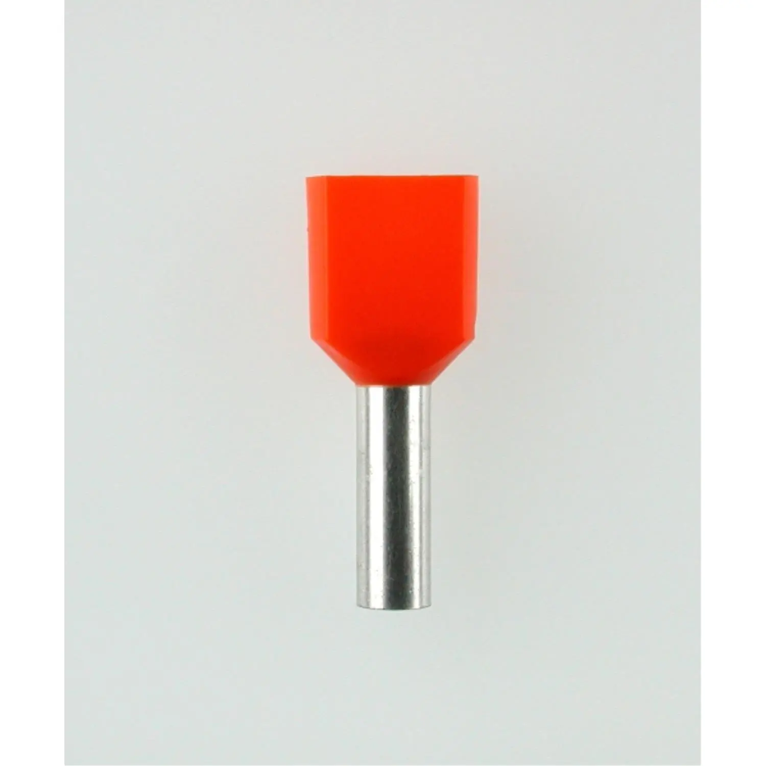 Produktfoto 1 von TWIN-Aderendhülsen isoliert, Größe N, Farbe Kodierung TM Querschnitt 2x 4mm² orange