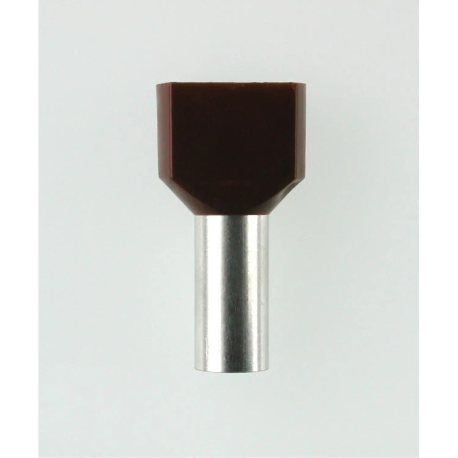 Produktfoto 1 von TWIN-Aderendhülsen isoliert, Größe N, Farbe Kodierung TM Querschnitt 2x 10mm² braun