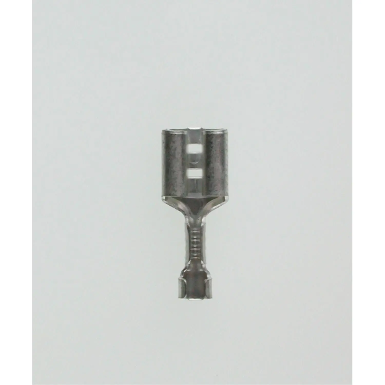 Produktfoto 1 von Flachsteckhülsen, Steckgröße 6,3 x 0,8mm unisoliert, ohne Rastzunge Querschnitt 0,5mm² - 1,5mm²