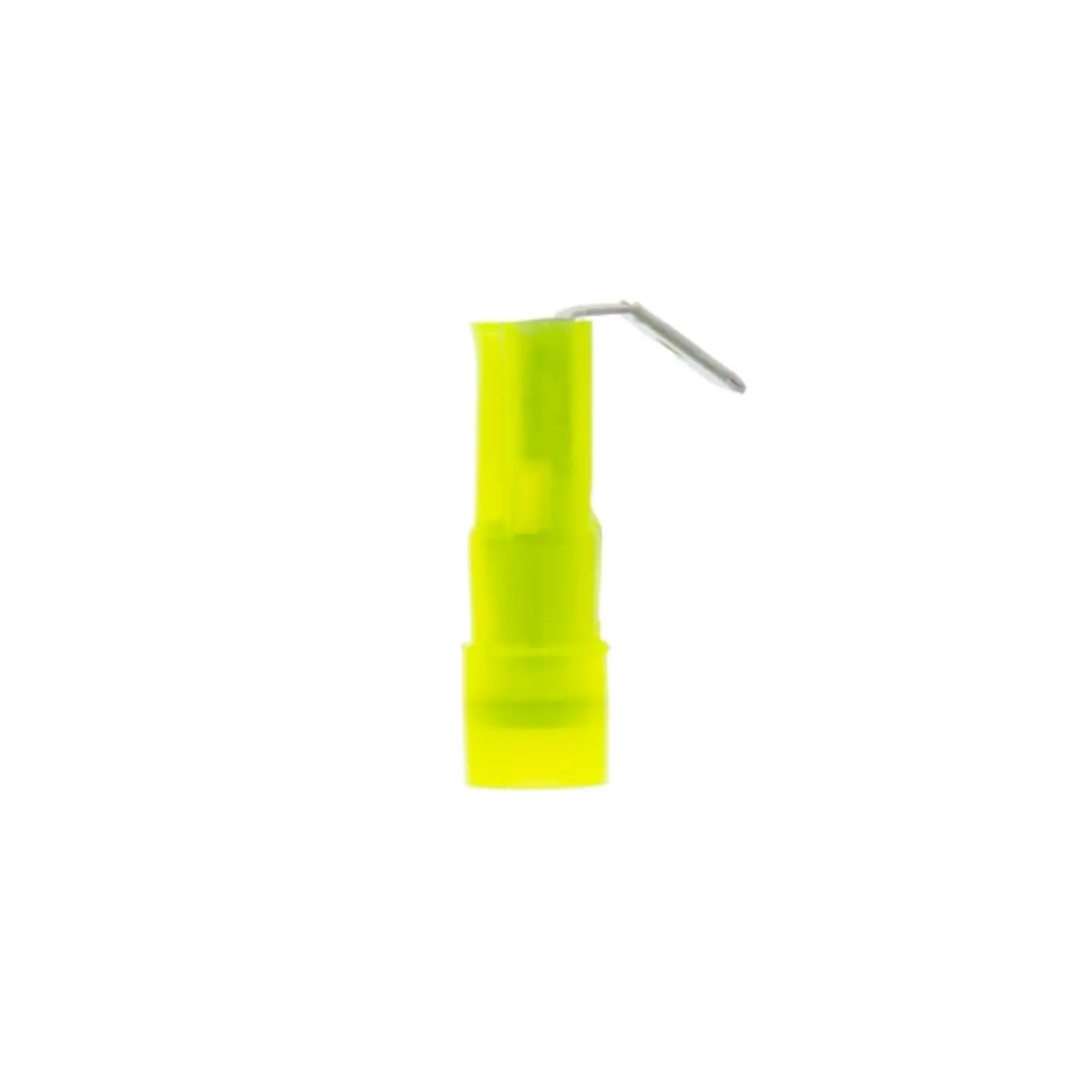 Produktfoto 1 von Flachsteckhülsen, Steckgröße 6,3 x 0,8mm vollisoliert, mit Isolationscrimp und Abzweig Querschnitt 4mm² - 6mm² gelb, transparent