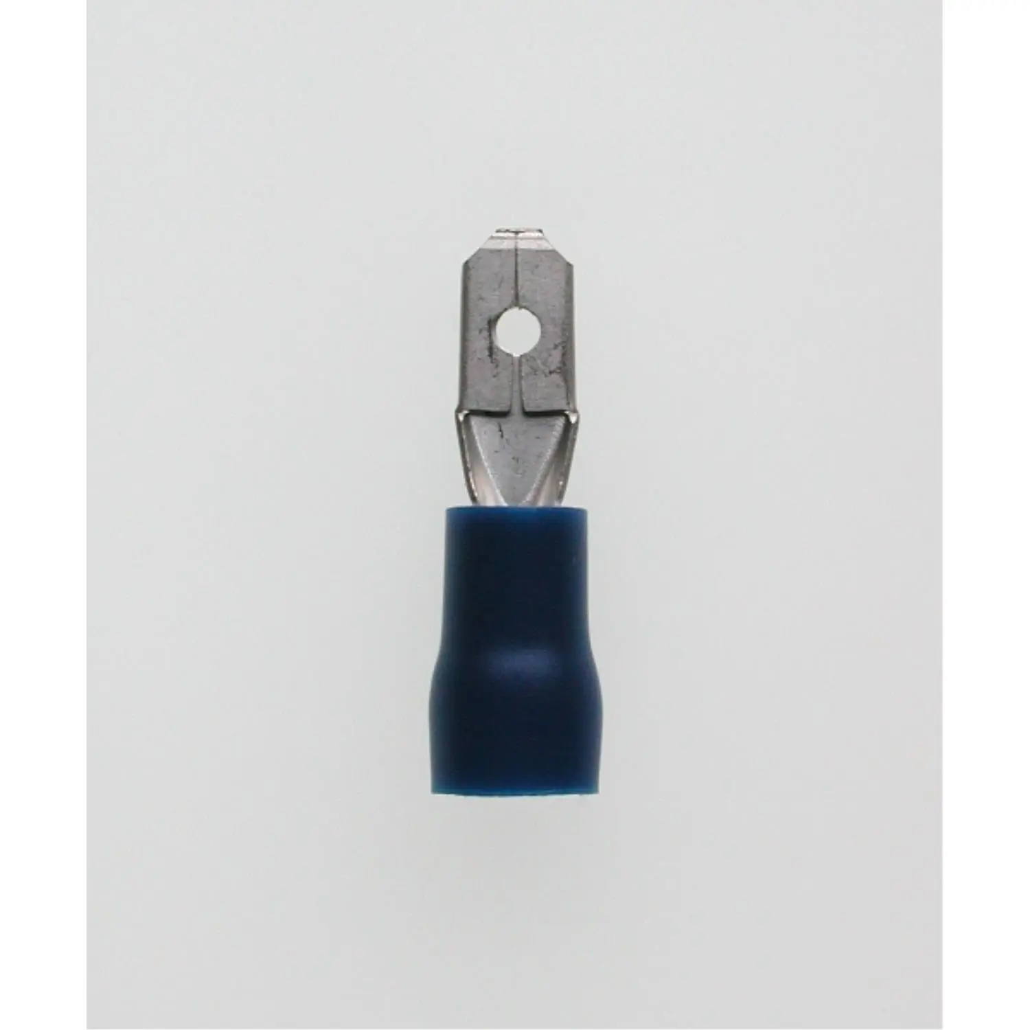 Produktfoto 1 von Flachstecker, Steckgröße 4,8 x 0,8mm isoliert, mit Isolationscrimp, ohne Rastzunge Querschnitt 1,5mm² - 2,5mm² blau