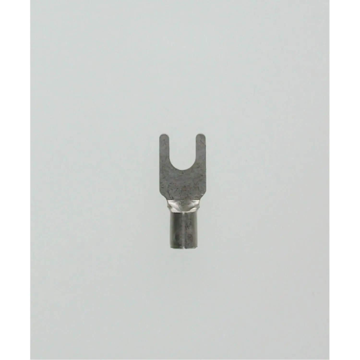 Produktfoto 1 von Quetschkabelschuh DIN 46234 unisoliert, Gabelform Querschnitt 0,5mm² - 1mm²