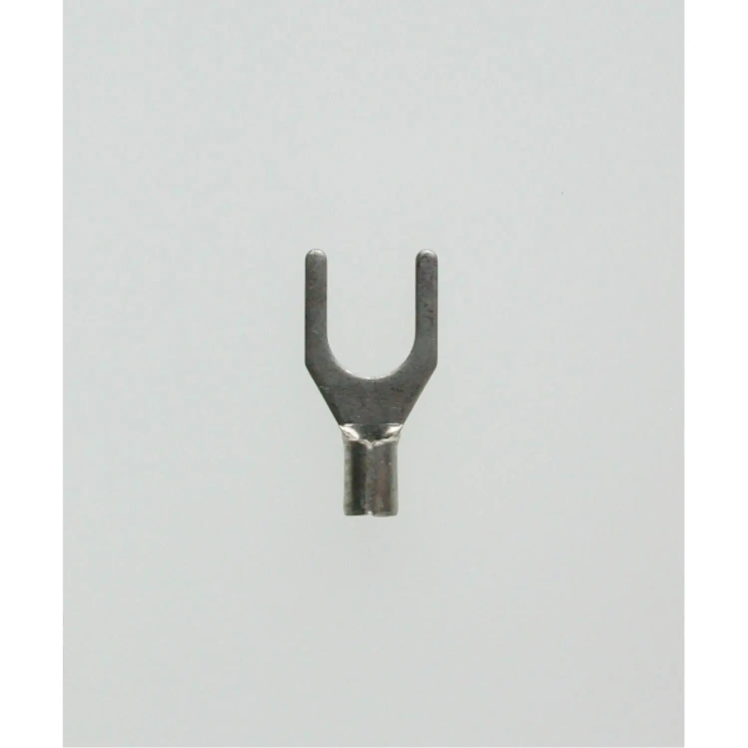 Produktfoto 1 von Quetschkabelschuh DIN 46234 unisoliert, Gabelform Querschnitt 0,5mm² - 1mm²