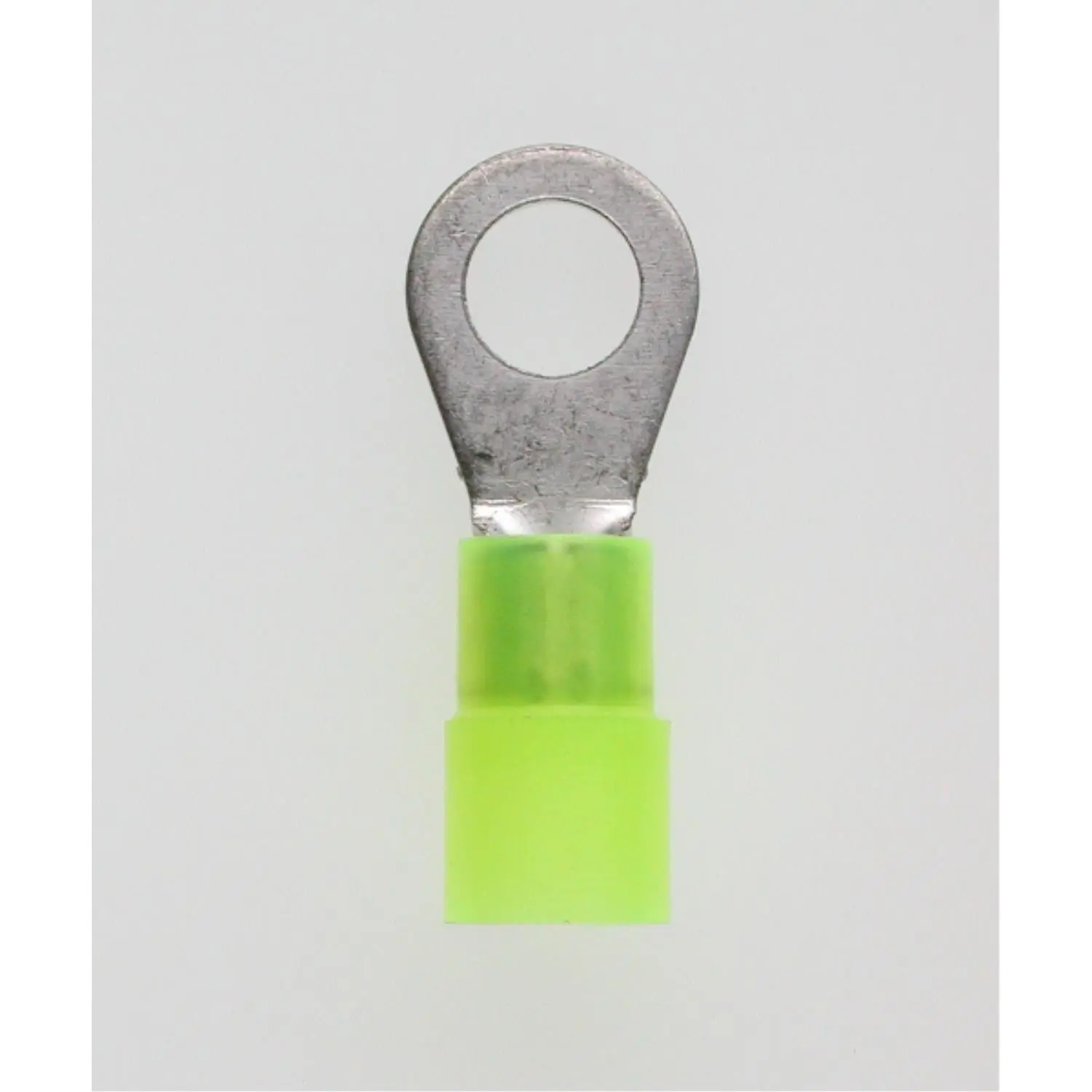 Produktfoto 1 von Quetschkabelschuh DIN 46237 isoliert, Ringform Querschnitt 4mm² - 6mm² gelb, transparent