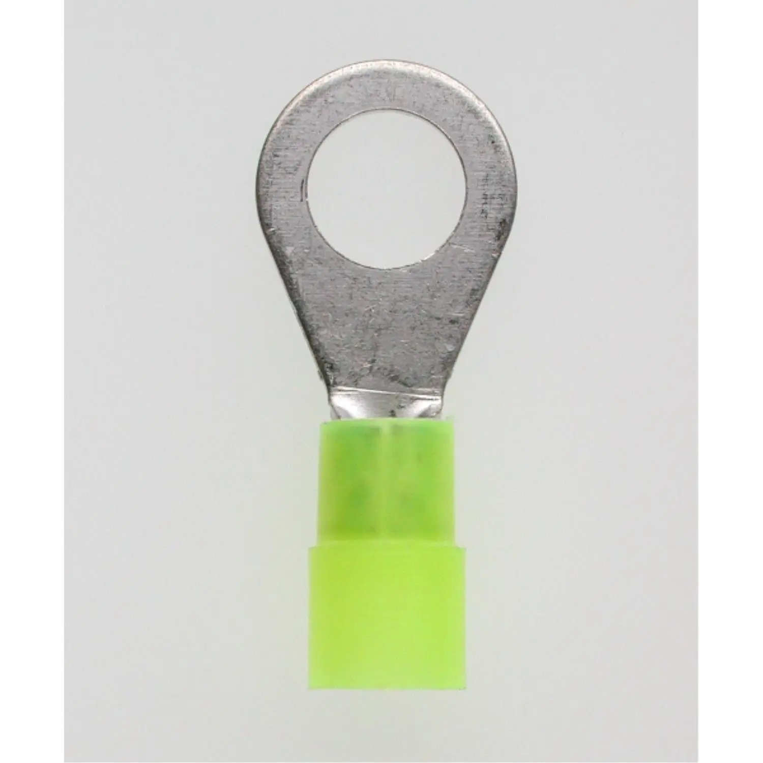 Produktfoto 1 von Quetschkabelschuh DIN 46237 isoliert, Ringform Querschnitt 4mm² - 6mm² gelb, transparent