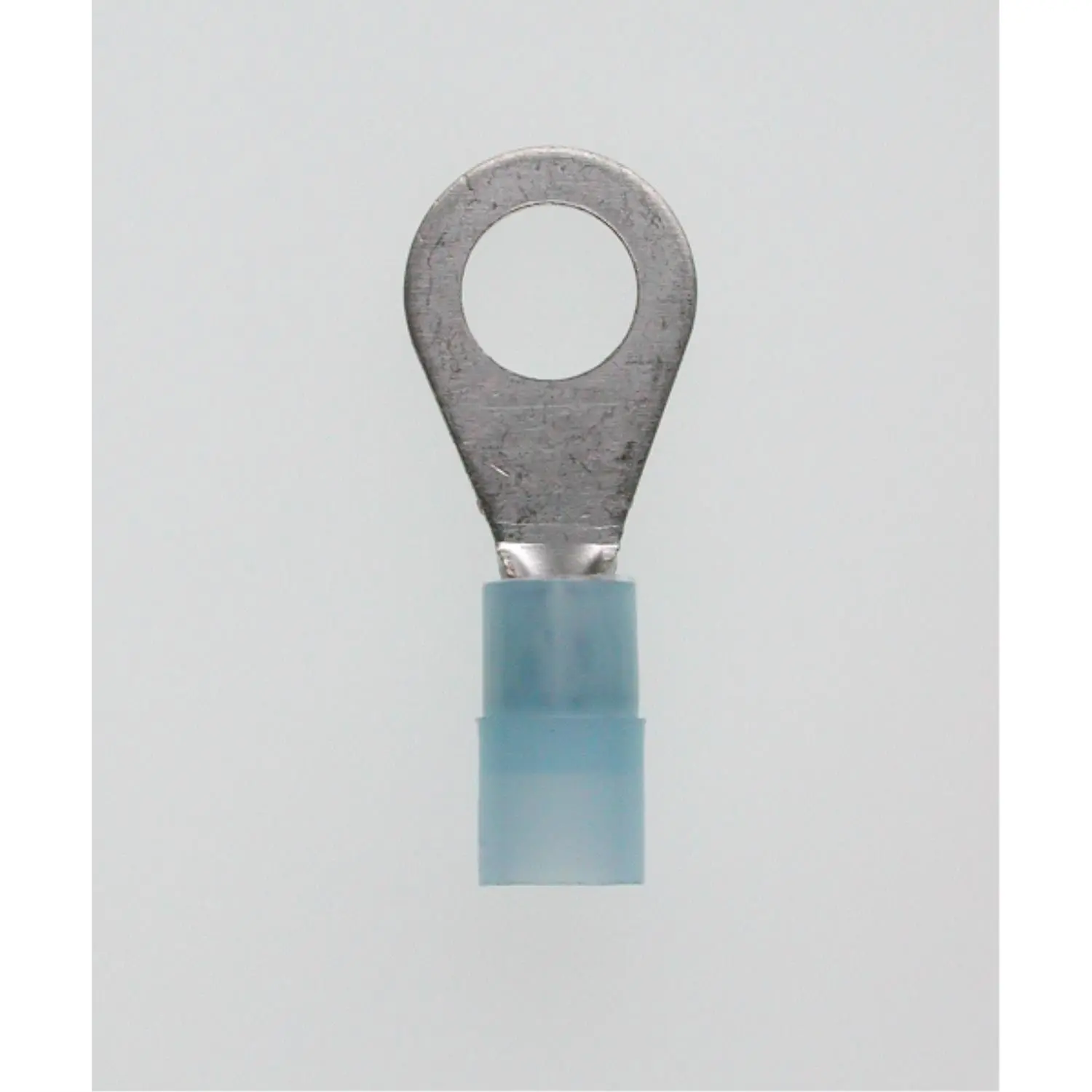 Produktfoto 1 von Quetschkabelschuh DIN 46237 isoliert, Ringform Querschnitt 1,5mm² - 2,5mm² blau, transparent