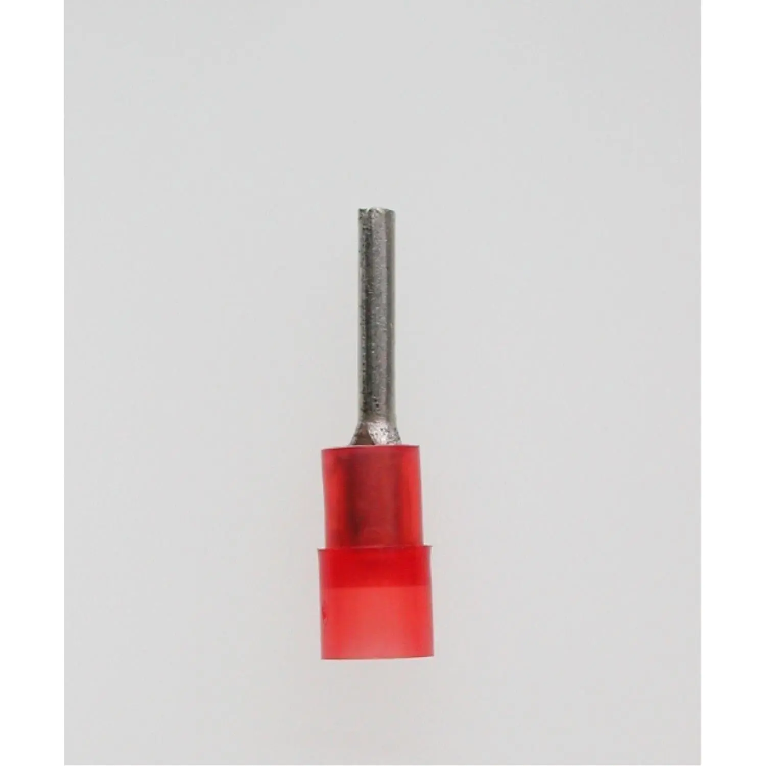Produktfoto 1 von Stiftkabelschuh isoliert, Farbe Kodierung DIN Querschnitt 0,5mm² - 1,5mm² rot, transparent