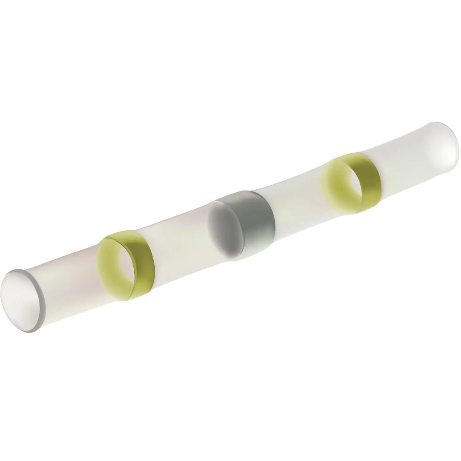 Produktfoto 1 von Lötverbinder mit Schrumpfschlauch isoliert, Farbe Kodierung DIN Querschnitt 4mm² - 6mm² gelb, transparent