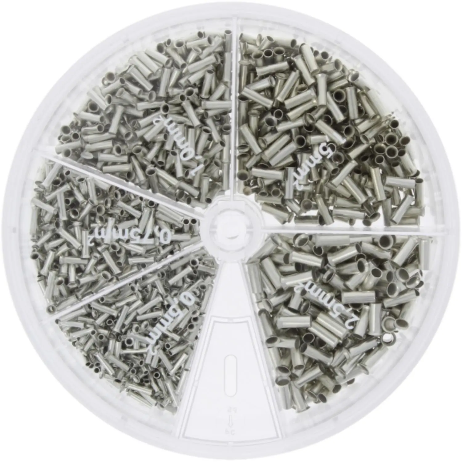 Streudose mit Aderendhülsen DIN 46228 Teil 1 unisoliert, Form A Länge 6-7,0mm
