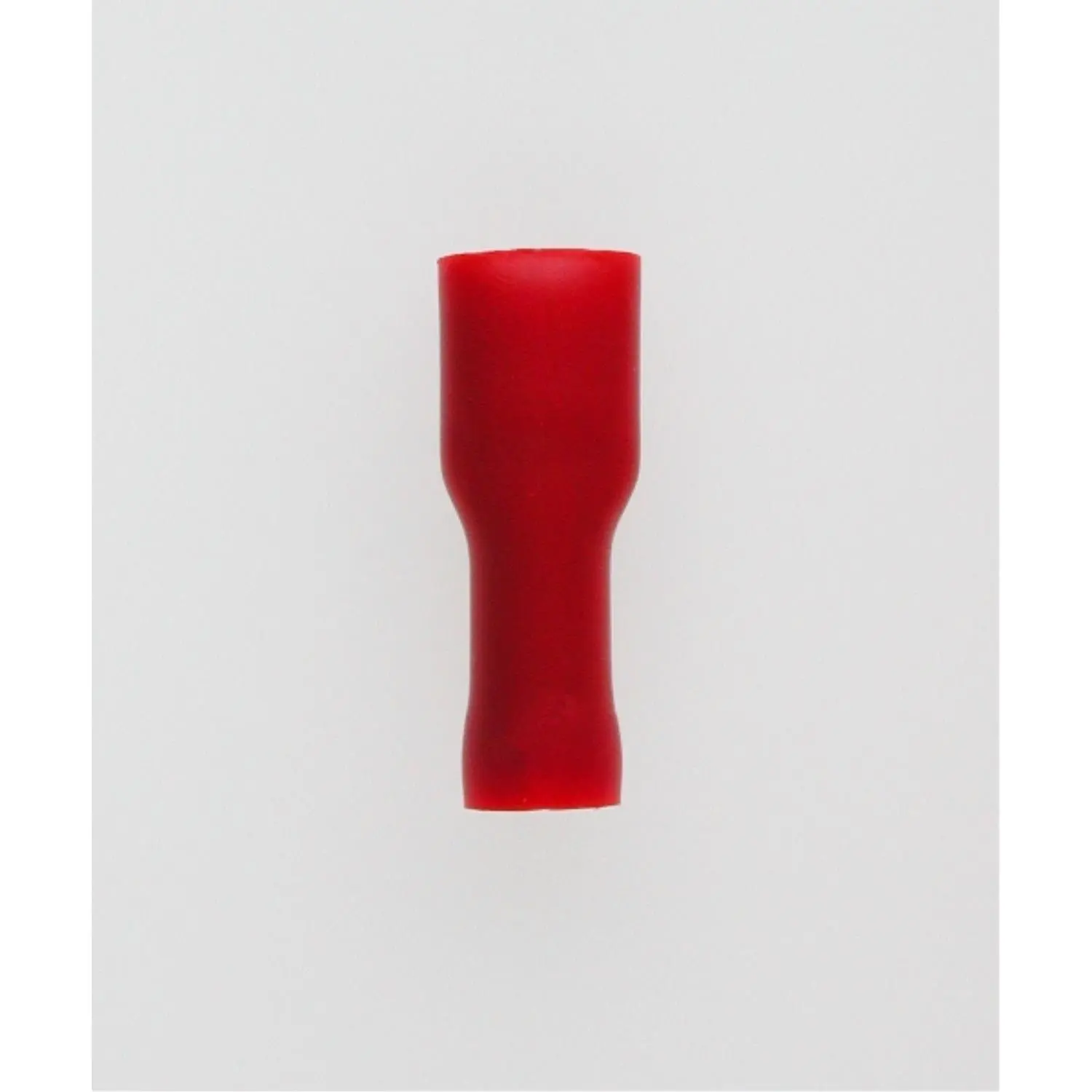 Produktfoto 1 von F610488D STEX24 Flachsteckhülsen, Steckgröße 4,8 x 0,8mm vollisoliert, mit Isolationscrimp Querschnitt 0,5mm² - 1,5mm² rot
