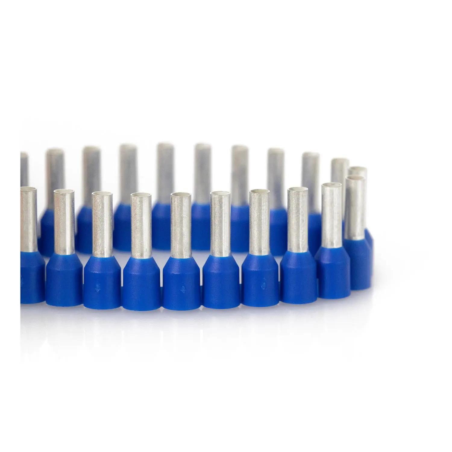 Produktfoto 1 von 60125 JOKARI Aderendhülsen Bandware isoliert, Farbe Kodierung DIN Querschnitt 2,5mm² blau