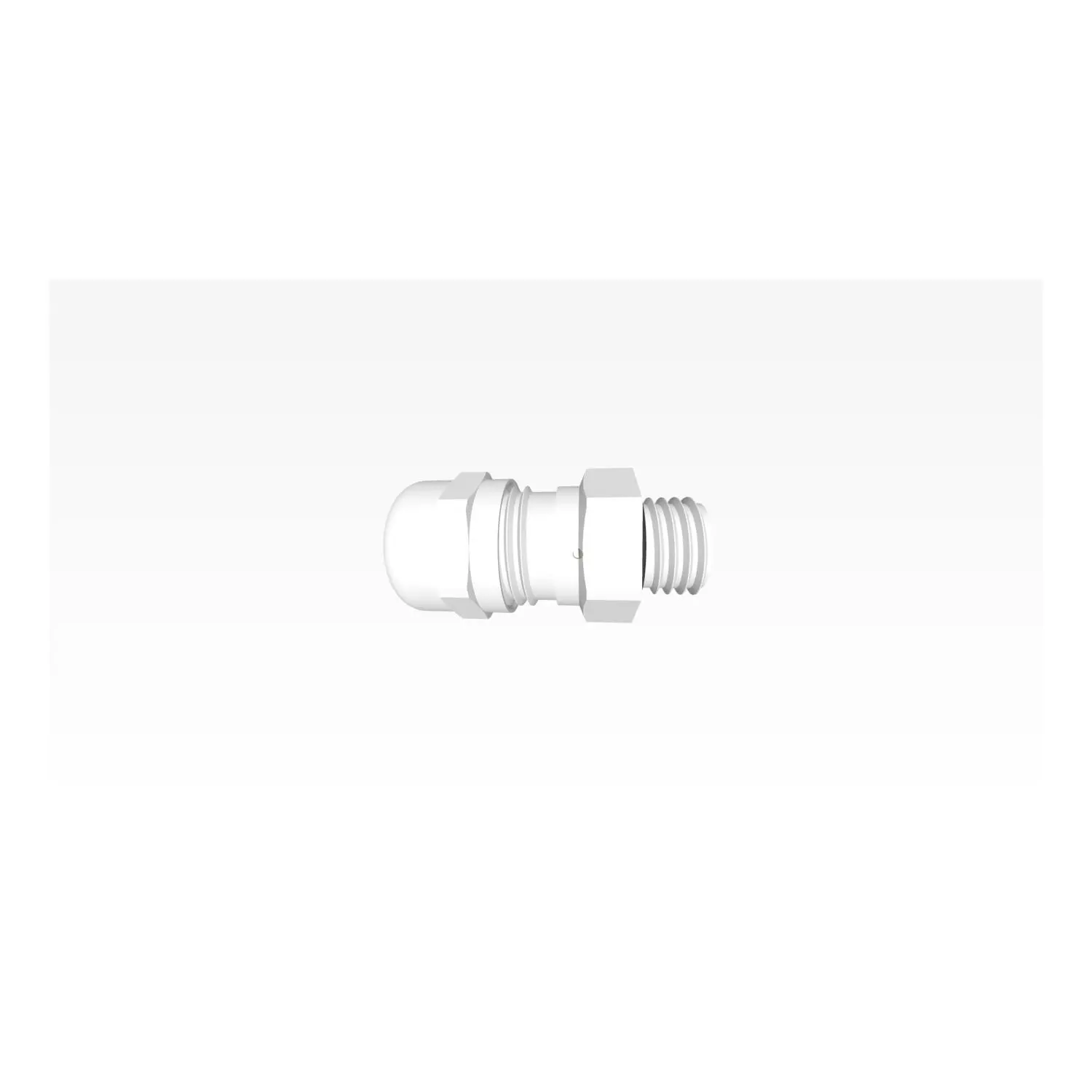 Produktfoto 1 von Druckausgleichsverschraubung M12x1,5 Membrantyp PTFE Messing (CuZn) vernickelt Gewindelänge 8,0mm