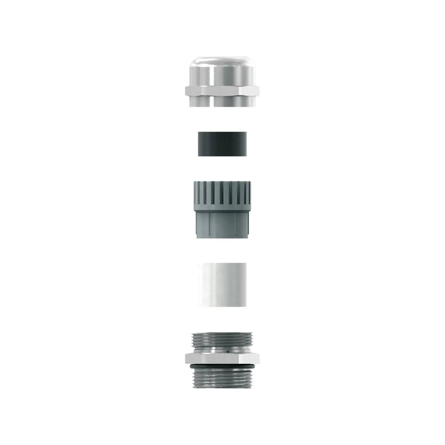 Produktfoto 1 von Druckausgleichsverschraubung M16x1,5 Membrantyp PTFE Messing (CuZn) vernickelt Gewindelänge 8,0mm