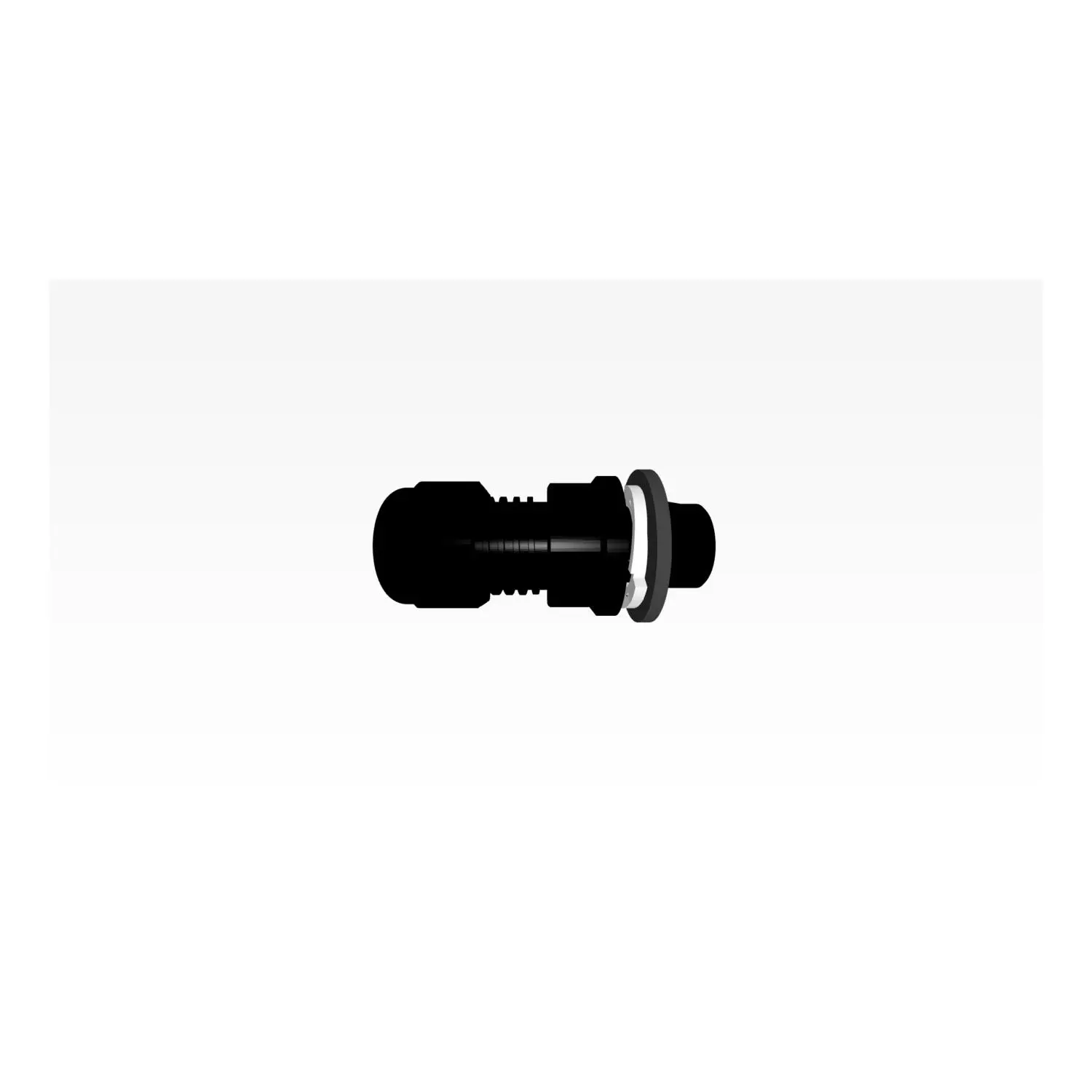 Produktfoto 1 von Verschraubung Click einrastend Polyamid (PA) Farbe tiefschwarz RAL 9005