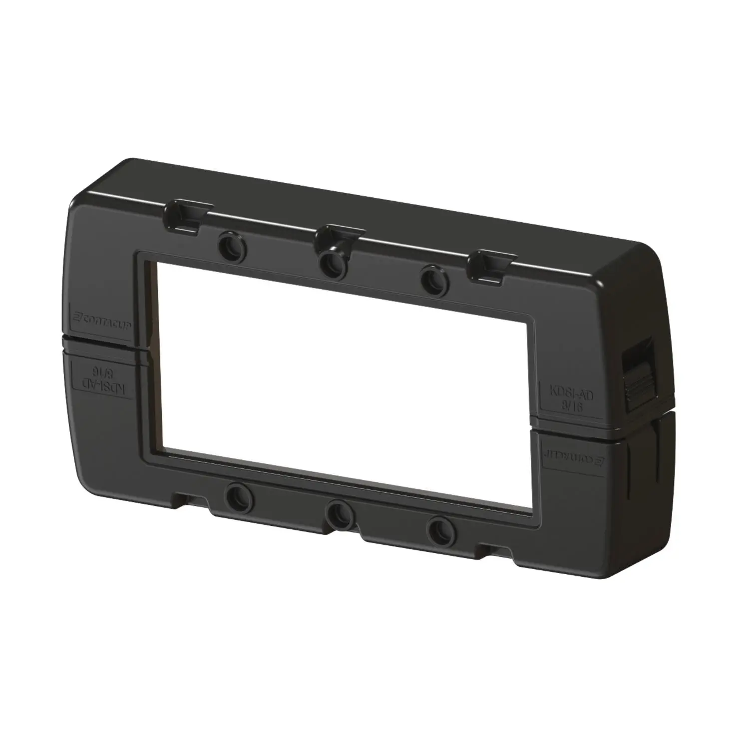Produktfoto 1 von 28887.4 CONTA-CLIP Abdeckhaube Invers KDSI-AD KDSI 8/16 für Kabeldurchführungsrahmen Invers Artikel 232891 Temperaturbereich -40°C bis 120°C