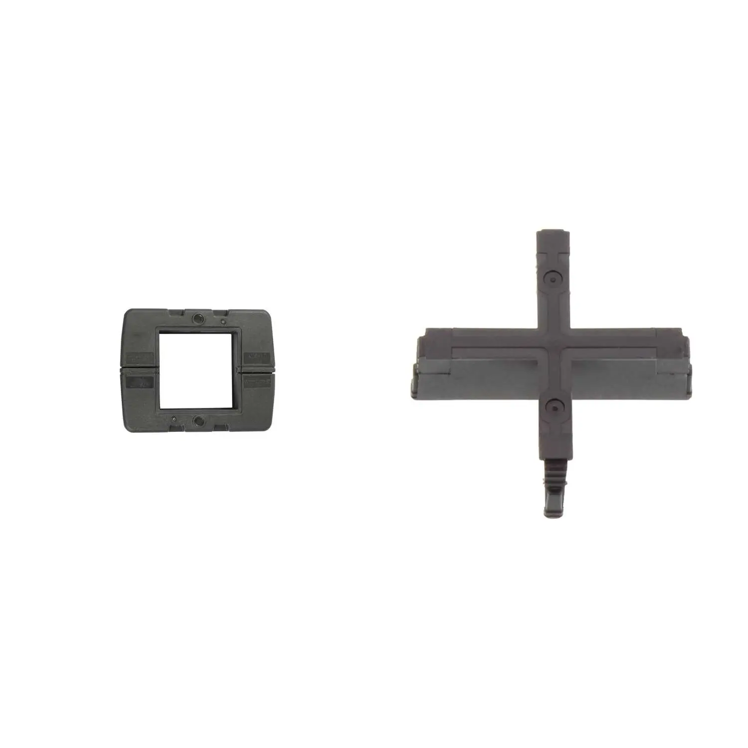 28500.1000K CONTA-CLIP Kabeldurchführungsrahmen Invers KDSI-SR inklusive Inlay 4-fach und Abdeckhaube für klein und groß Dichtelemente, Inlays 1-, 2- und 4-fach Montageausschnitt 46,0mm x 36,0mm