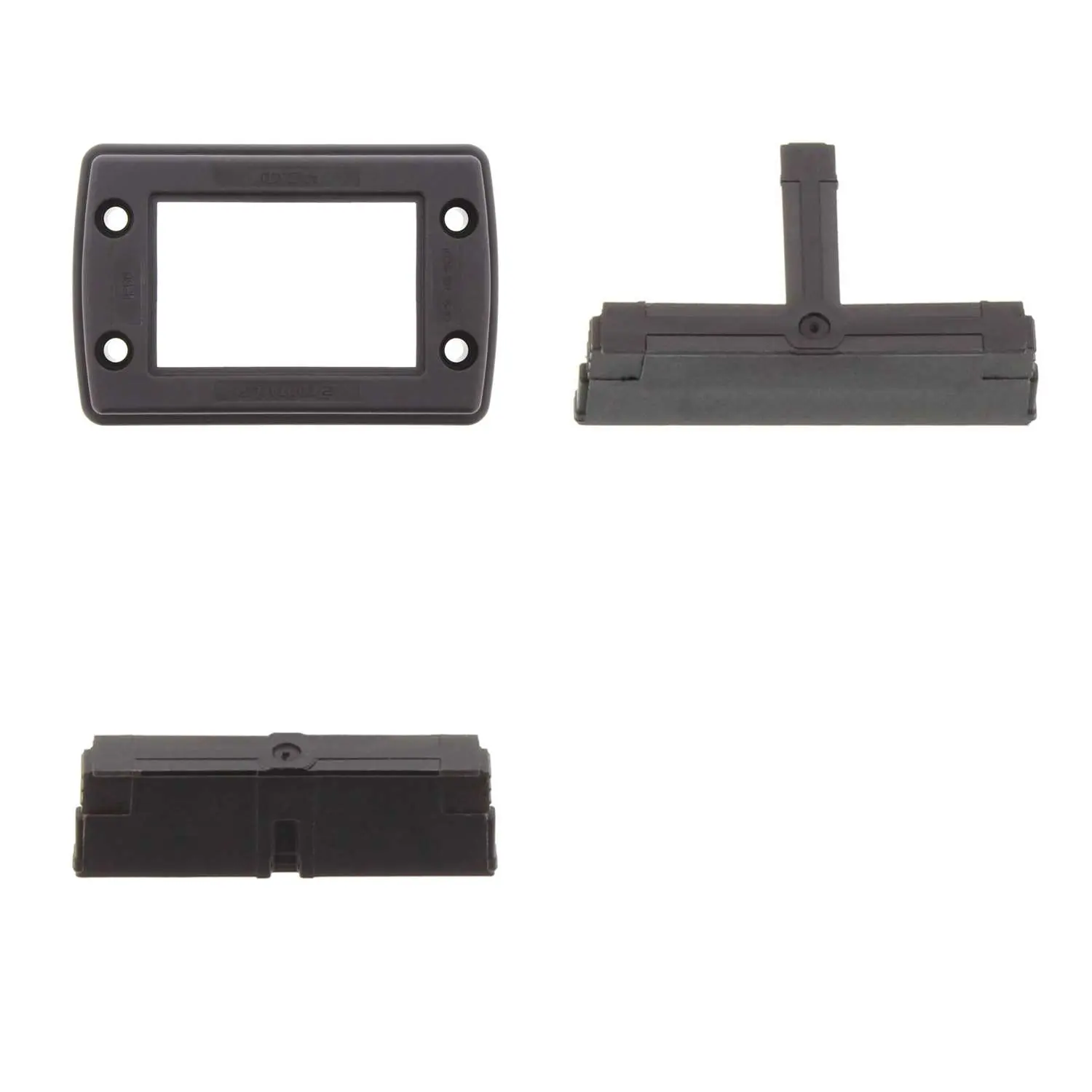 28500.1014K CONTA-CLIP Kabeldurchführungsrahmen KDS-SR inklusive Inlay 1- und 2-fach für klein, groß und doppelte Dichtelemente, Inlays 1-, 2- und 6-fach Montageausschnitt 68,5mm x 46,0mm