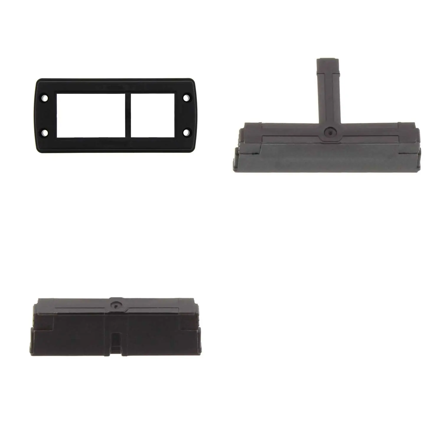 28500.1059K CONTA-CLIP Kabeldurchführungsrahmen KDS-SR inklusive Inlay 1- und 2-fach für klein, groß und doppelte Dichtelemente, Inlays 1-, 2-, 4- und 6-fach Montageausschnitt 113,5 mm x 46,0mm