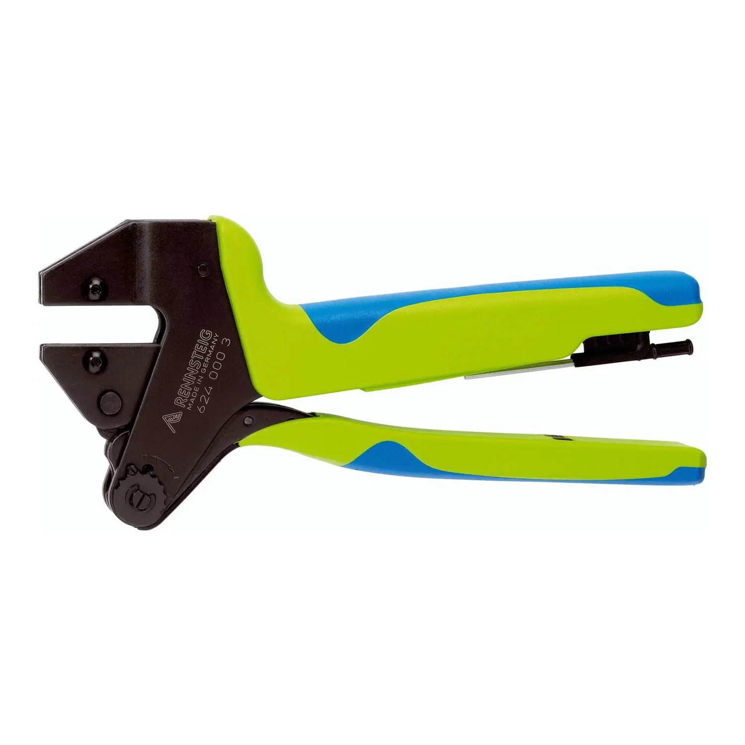 Produktfoto 1 von 624 000 3 Rennsteig Werkzeuge GmbH Crimp-Systemzange PEW 12 für Crimpeinsatz und Kontaktaufnahme der Serie PEW 12 Querschnitt 0,08mm² - 50mm²