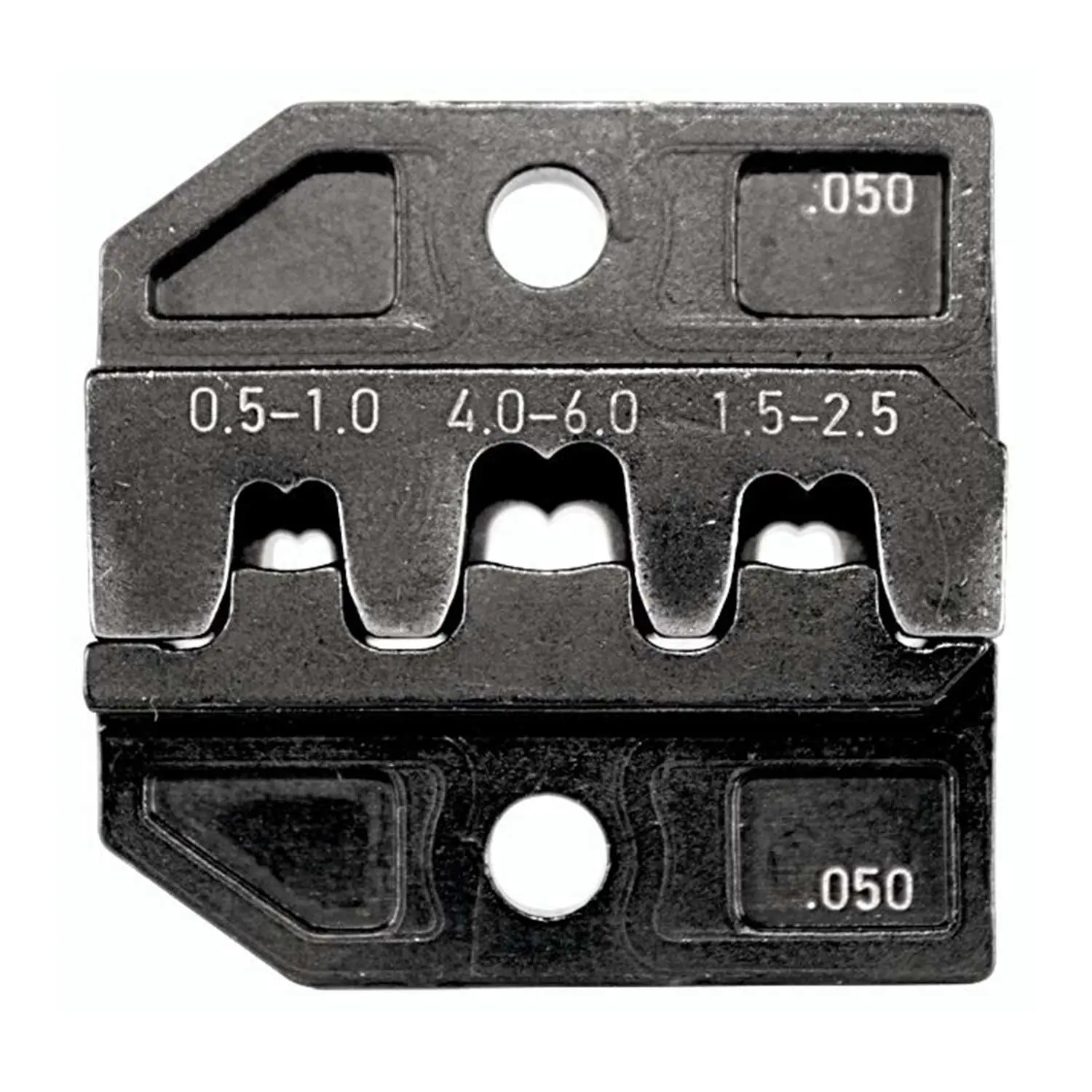 624 050 3 0 Rennsteig Werkzeuge GmbH Crimpeinsatz für Flachstecker gerade Querschnitt 0,5mm² - 6mm²