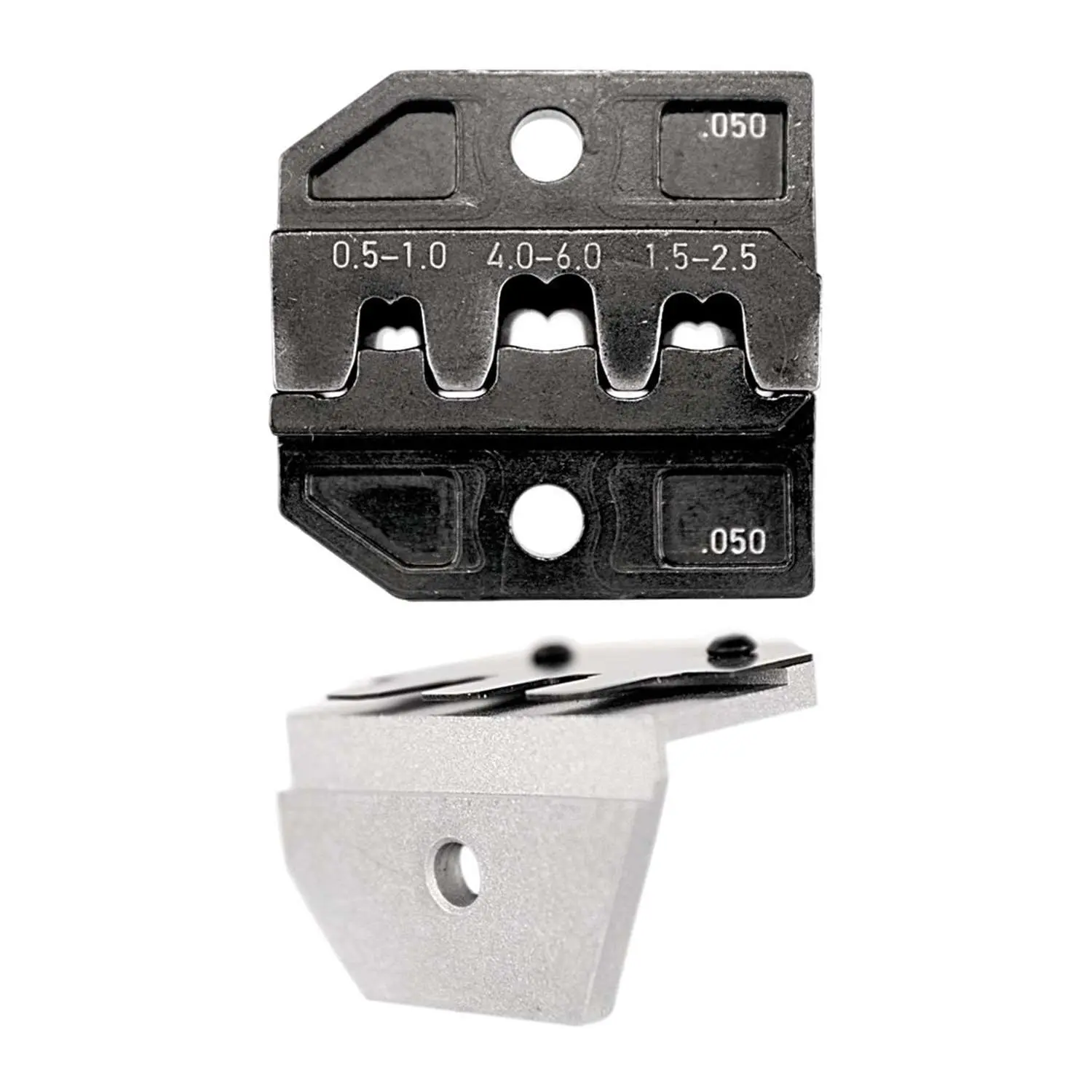 624 050 3 01 Rennsteig Werkzeuge GmbH Crimpeinsatz für Flachstecker gerade Steckerbreite 4,8 / 6,3mm Querschnitt 0,5mm² - 6mm²
