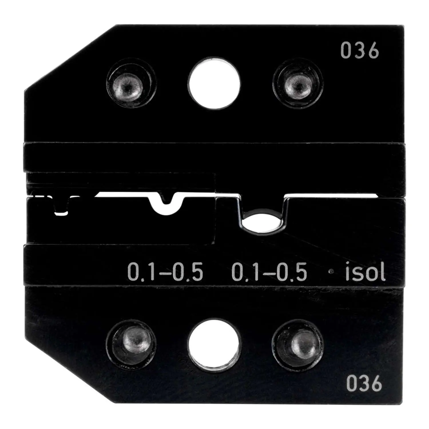 Produktfoto 1 von 624 036 3 0 Rennsteig Werkzeuge GmbH Crimpeinsatz für isolierte / unisolierte Verbinder und Kabelschuhe