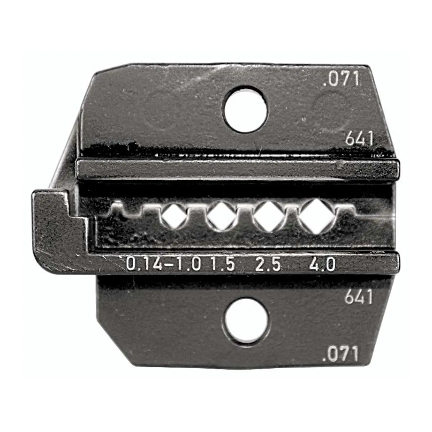 Produktfoto 1 von 624 071 3 0 Rennsteig Werkzeuge GmbH Crimpeinsatz für gedrehte Kontakte Querschnitt 0,14mm² - 4mm²