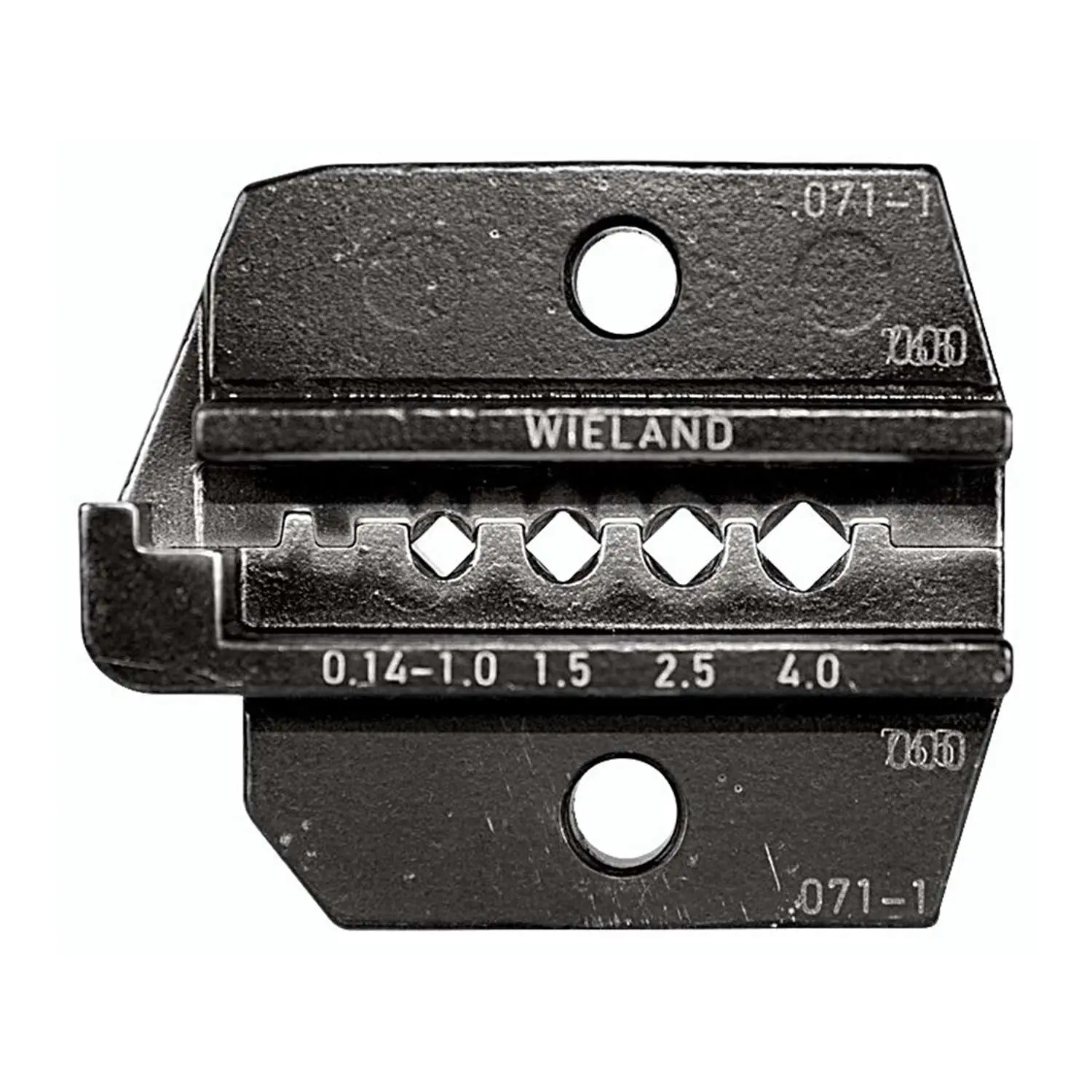 Produktfoto 1 von 624 071-1 3 0 Rennsteig Werkzeuge GmbH Crimpeinsatz-Solar für Wieland Steckverbinder Querschnitt 0,14mm² - 4mm²