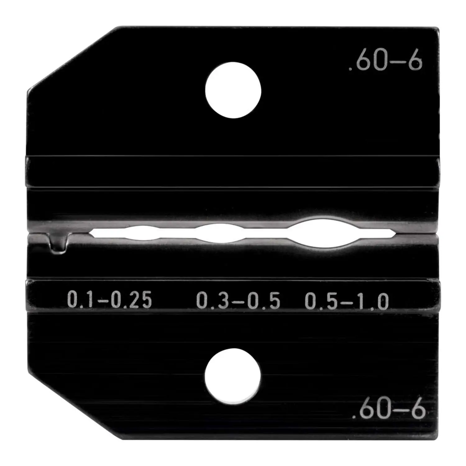 Produktfoto 1 von 624 060-6 3 0 Rennsteig Werkzeuge GmbH Crimpeinsatz für isolierte Verbinder, Schrumpfschlauchverbinder und Kabelschuh