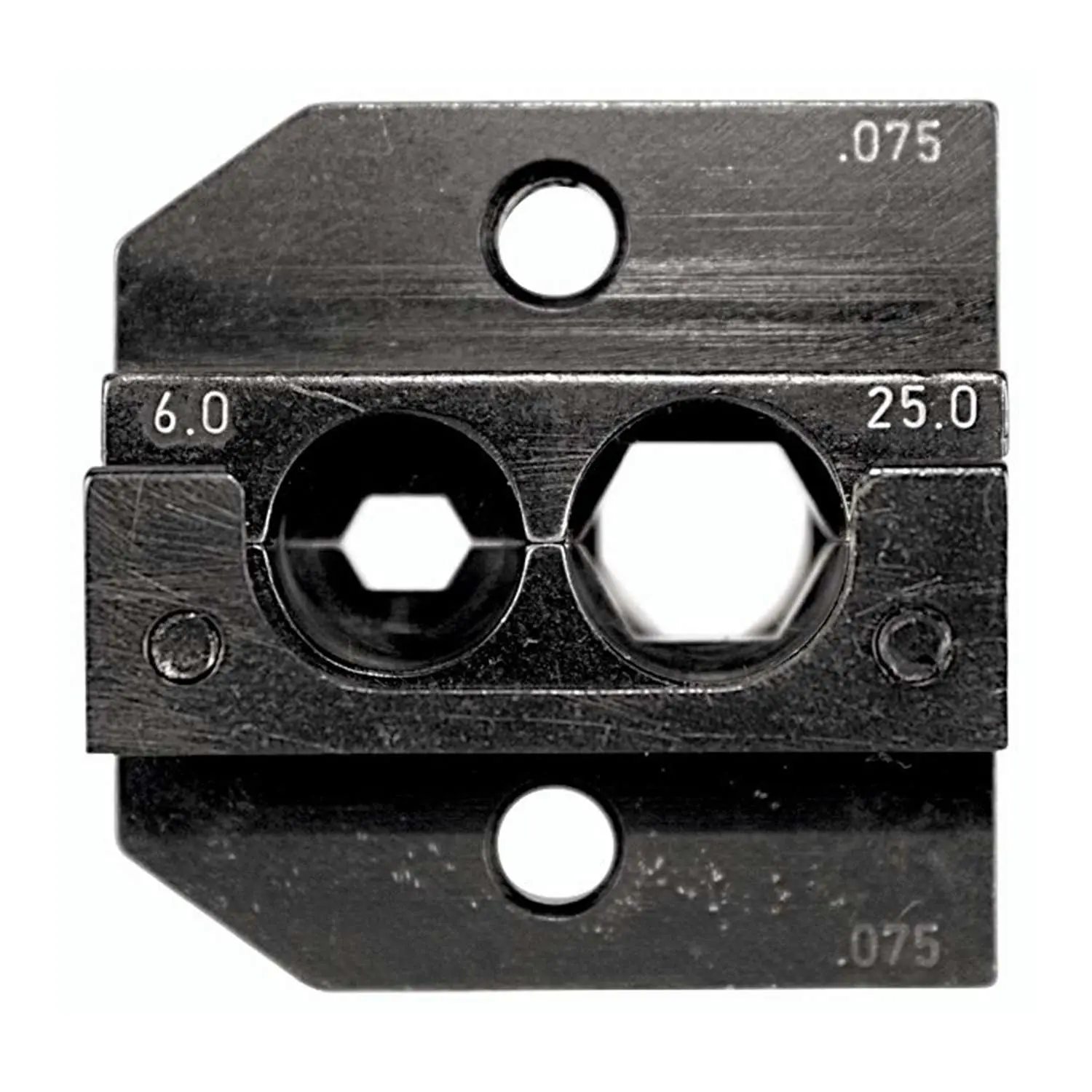 Produktfoto 1 von 624 075 3 01 Rennsteig Werkzeuge GmbH Crimpeinsatz für gedrehte Kontakte Querschnitt 6mm² - 25mm²