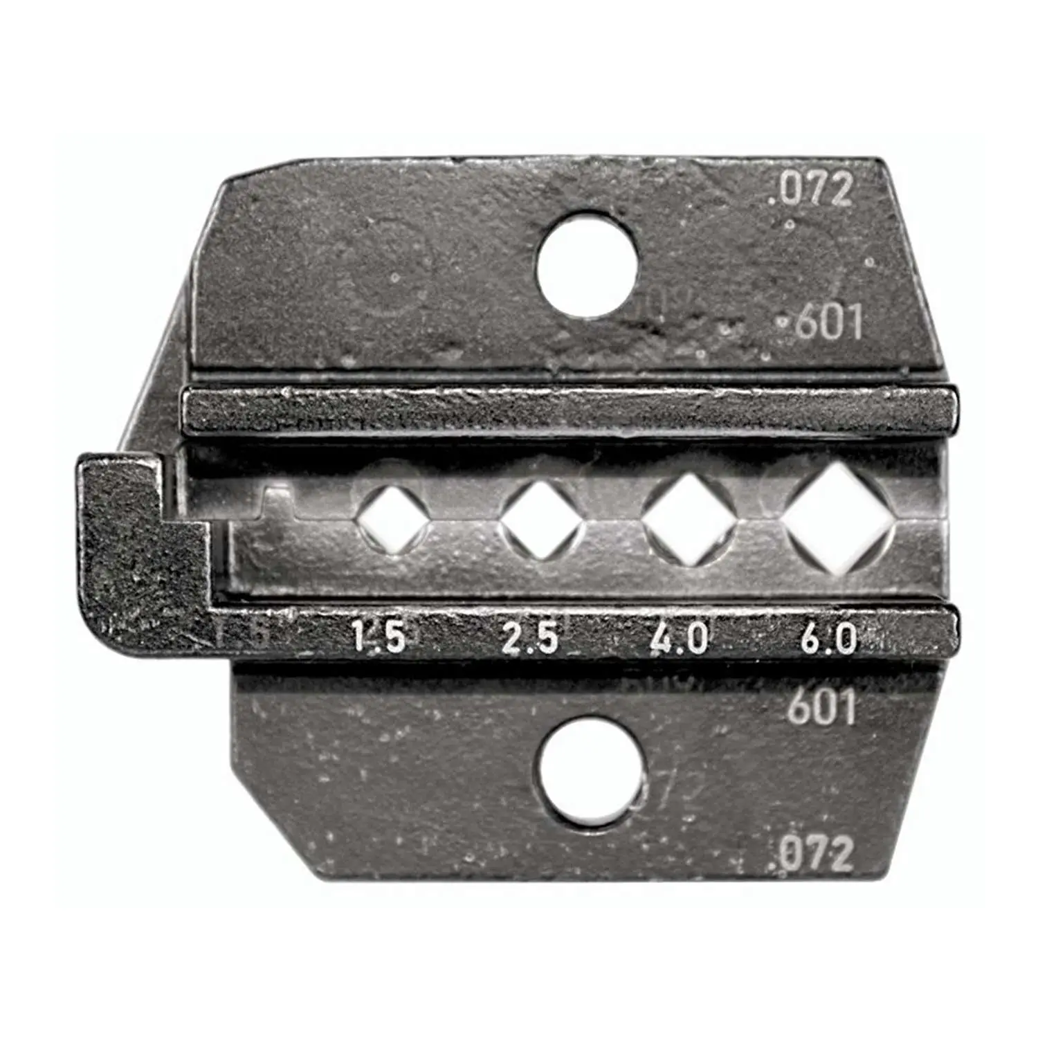 Produktfoto 1 von 624 072 3 0 Rennsteig Werkzeuge GmbH Crimpeinsatz für gedrehte Kontakte Querschnitt 1,5mm² - 6mm²