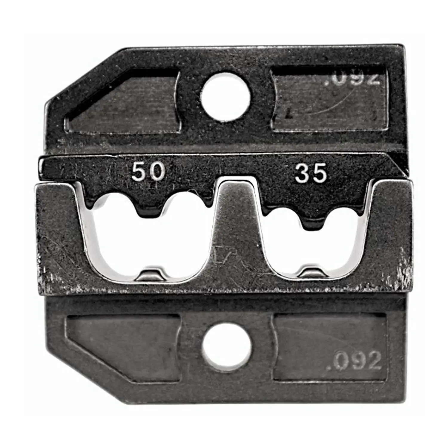 Produktfoto 1 von 624 092 3 0 Rennsteig Werkzeuge GmbH Crimpeinsatz für isolierte / unisolierte Aderendhülsen Querschnitt 35mm² - 50mm²