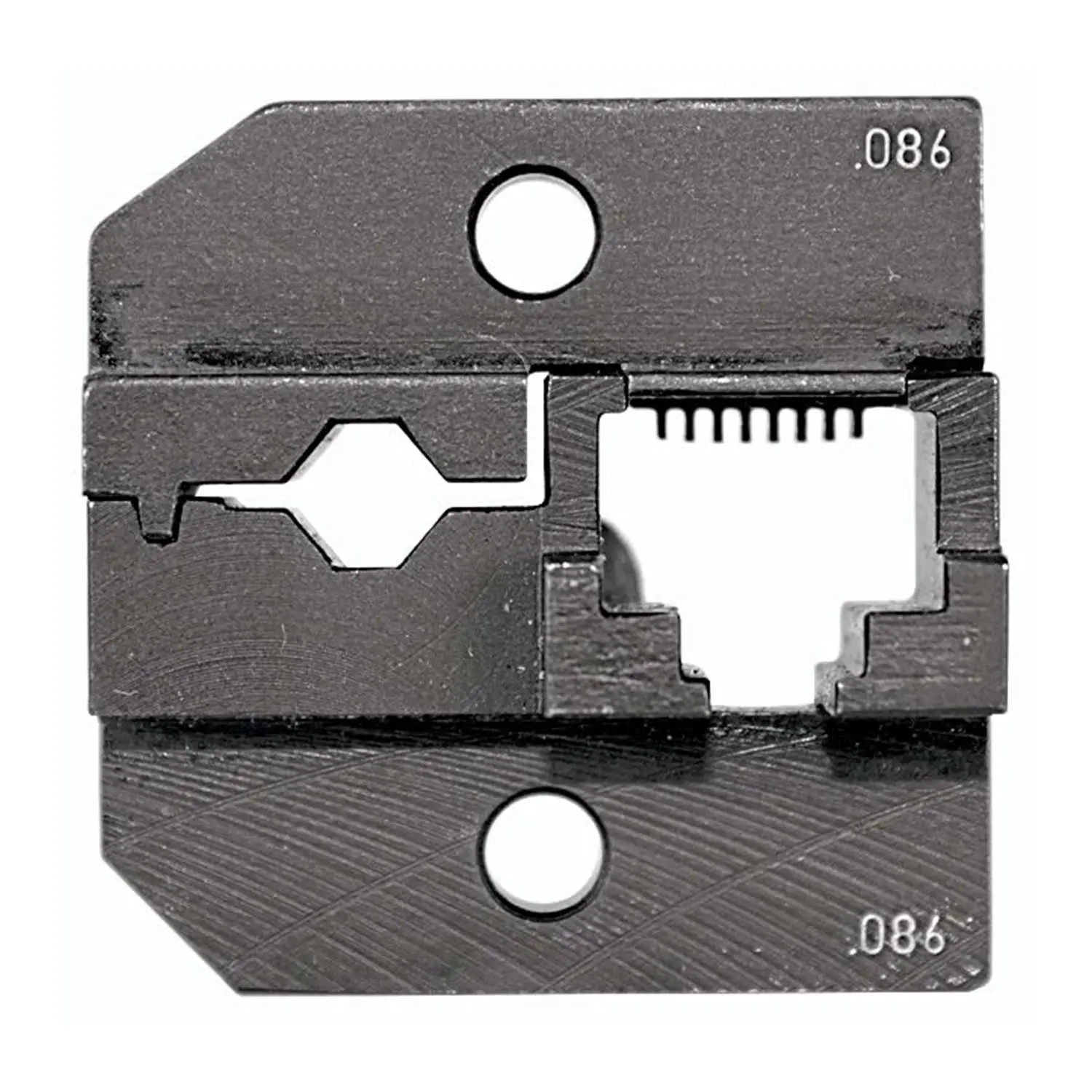 Produktfoto 1 von 624 086 3 0 Rennsteig Werkzeuge GmbH Crimpeinsatz-Datenstecker für Stewart-Verbinder, geschirmt
