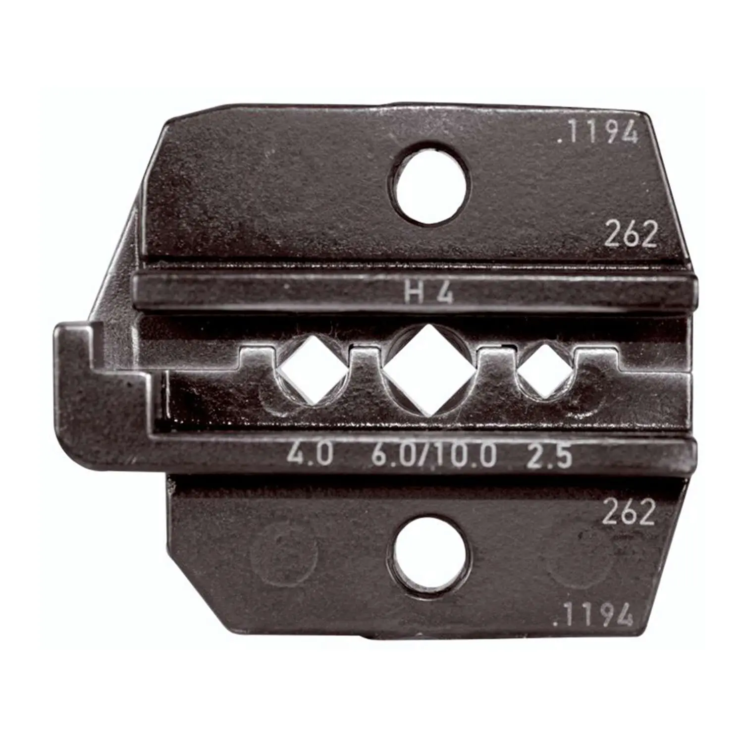 Produktfoto 1 von 624 1194 3 0 Rennsteig Werkzeuge GmbH Crimpeinsatz-Solar für Amphenol Helios H4 Steckverbinder Querschnitt 2,5mm² - 10mm²