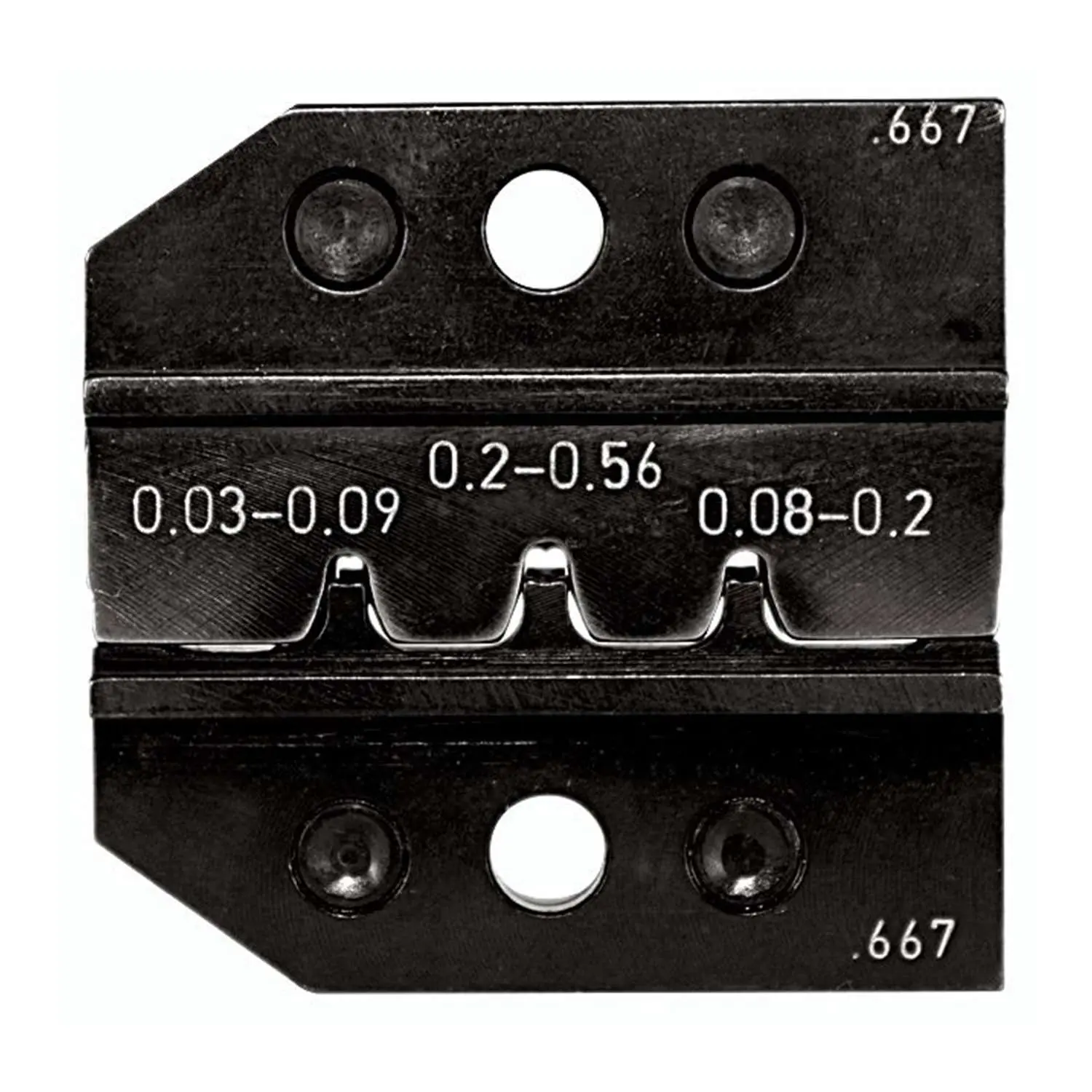 Produktfoto 1 von 624 667 3 0 Rennsteig Werkzeuge GmbH Crimpeinsatz für D-Sub gestanzte-Kontakt Querschnitt 0,03mm² - 0,56mm²