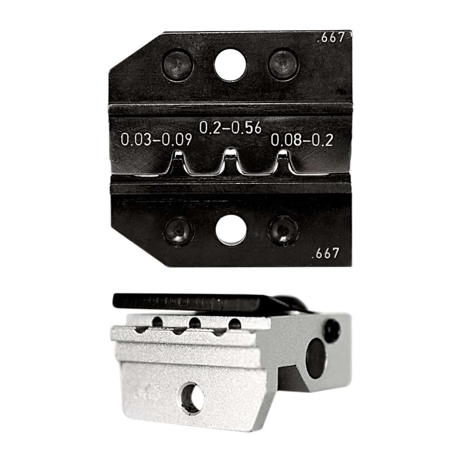 Produktfoto 1 von 624 667 3 01 Rennsteig Werkzeuge GmbH Crimpeinsatz für D-Sub gestanzte-Kontakt Querschnitt 0,03mm² - 0,56mm²
