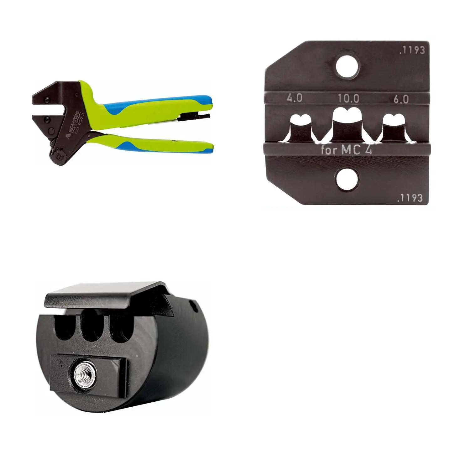 Produktfoto 1 von 624 1193 3 0 K2 Rennsteig Werkzeuge GmbH Crimpzange PEW12 für Multi-Contact MC4 Steckverbinder Querschnitt 4mm² - 10mm²