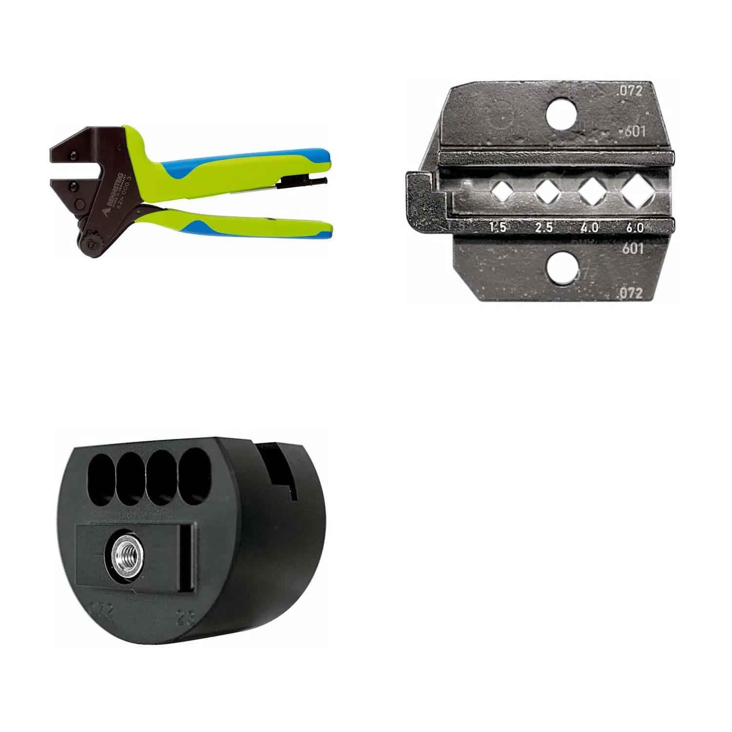 624 072 3 0 K2 Rennsteig Werkzeuge GmbH Crimpzange PEW12 für gedrehte Kontakte Querschnitt 1,5mm² - 6mm²
