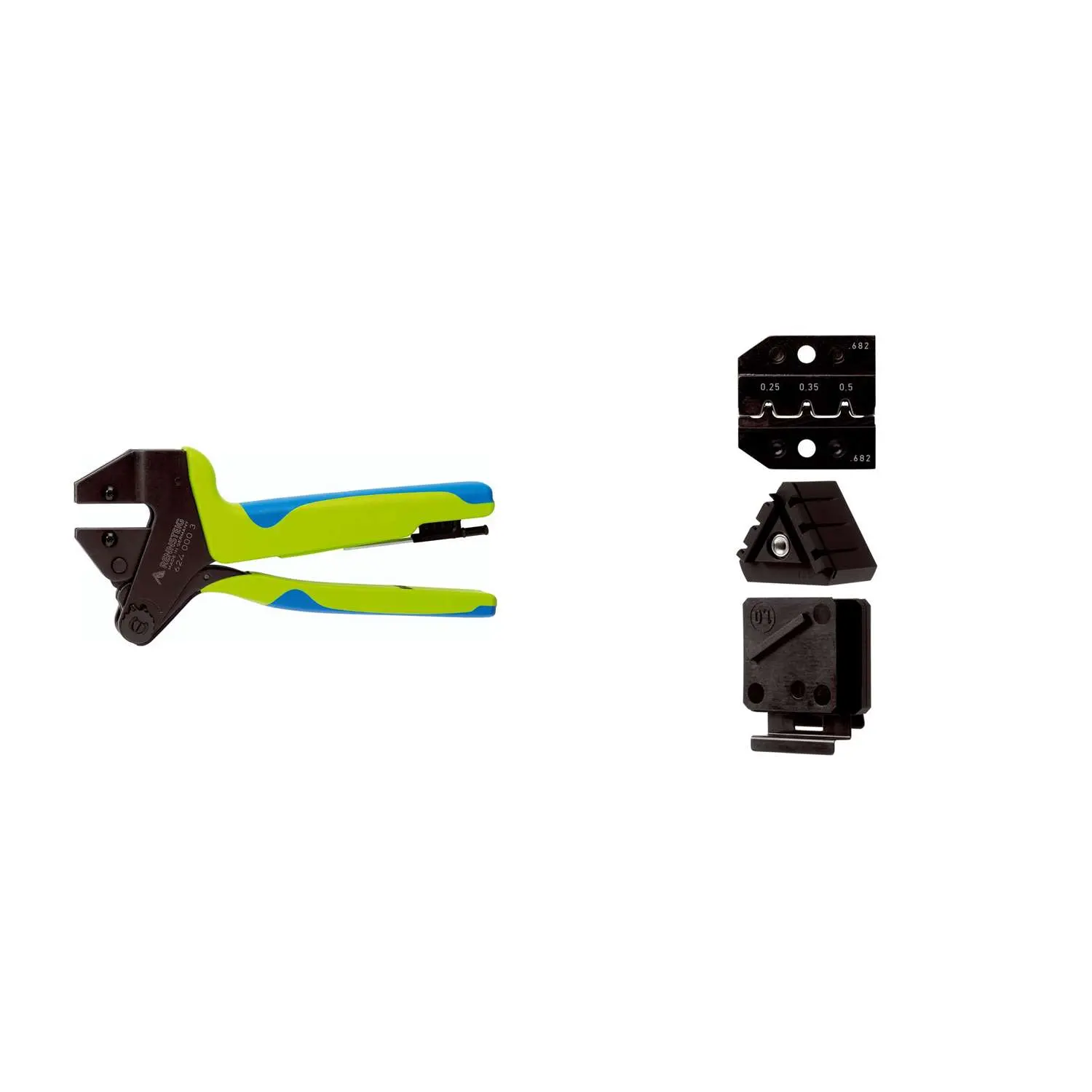Produktfoto 1 von 624 682 3 012 K1 Rennsteig Werkzeuge GmbH Crimpzange PEW12 für MQS- Verbinder gestanzte-Kontakt Querschnitt 0,25mm² - 0,25mm²/0,35mm²/0,5mm²