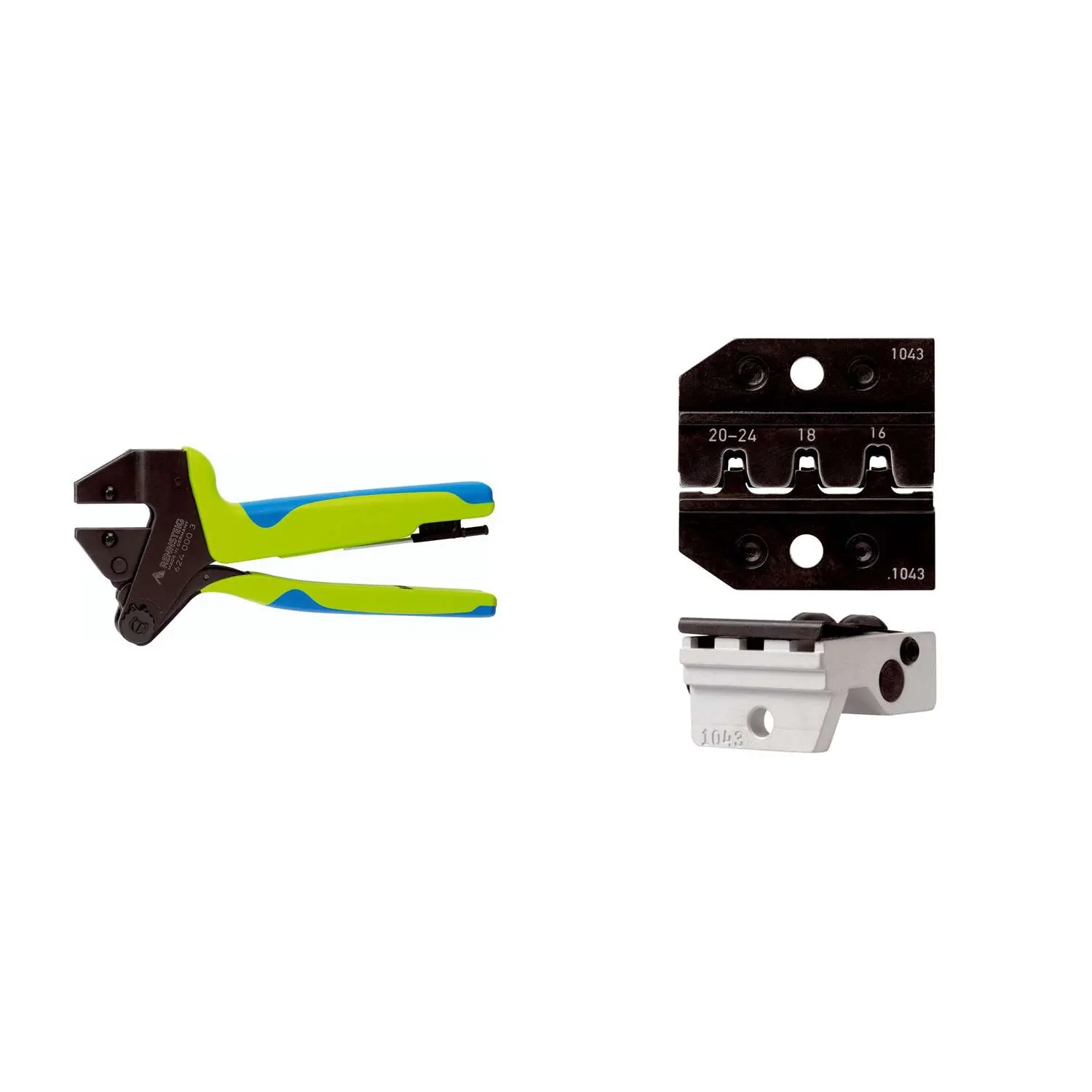 Produktfoto 1 von 624 1043 3 01 K1 Rennsteig Werkzeuge GmbH Crimpzange PEW12 für Mini-Fit gestanzte-Kontakt Querschnitt AWG24 - AWG16