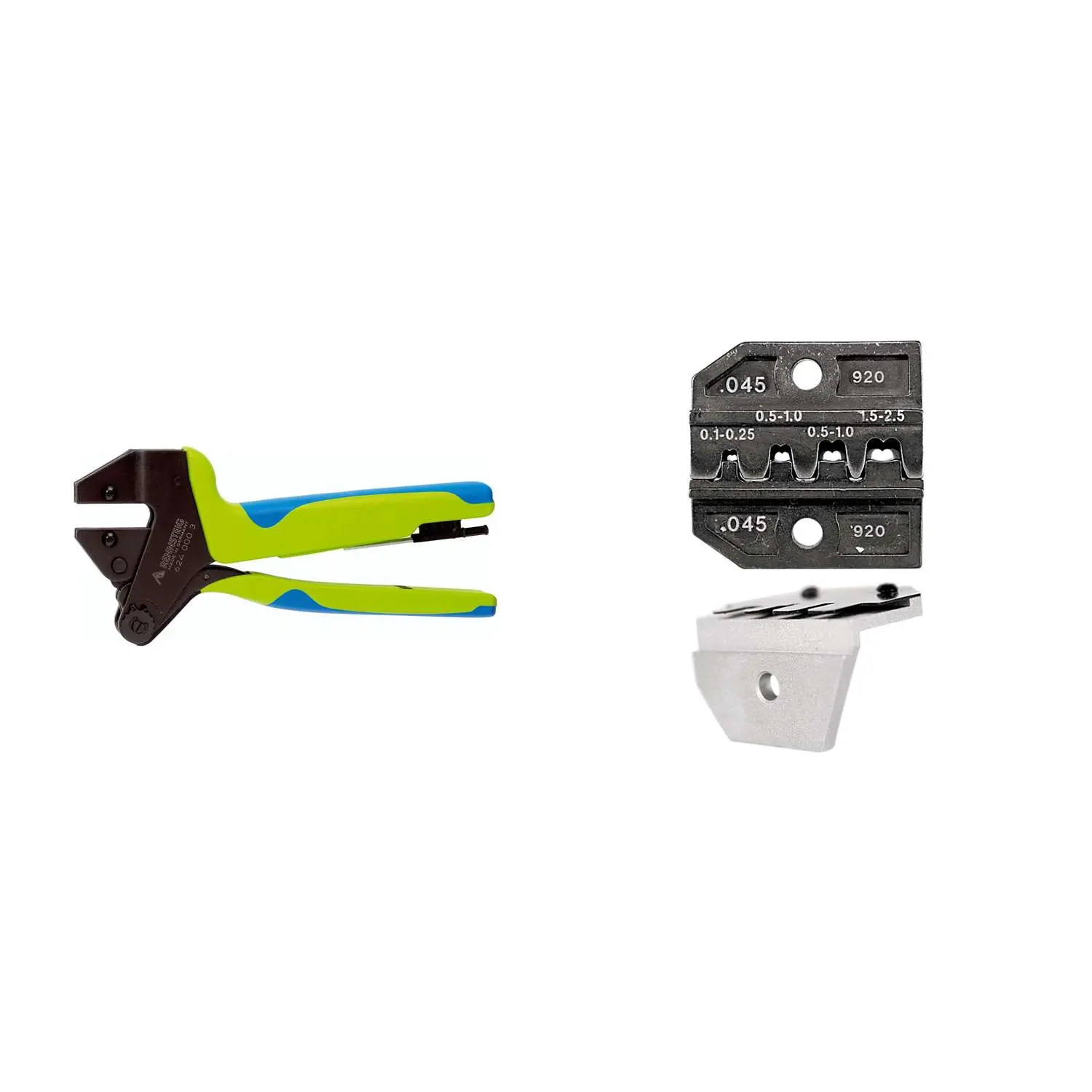 Produktfoto 1 von 624 045 3 01 K1 Rennsteig Werkzeuge GmbH Crimpzange PEW12 für Flachstecker gerade Steckerbreite 2,8 / 4,8mm Querschnitt 0,1mm² - 2,5mm²