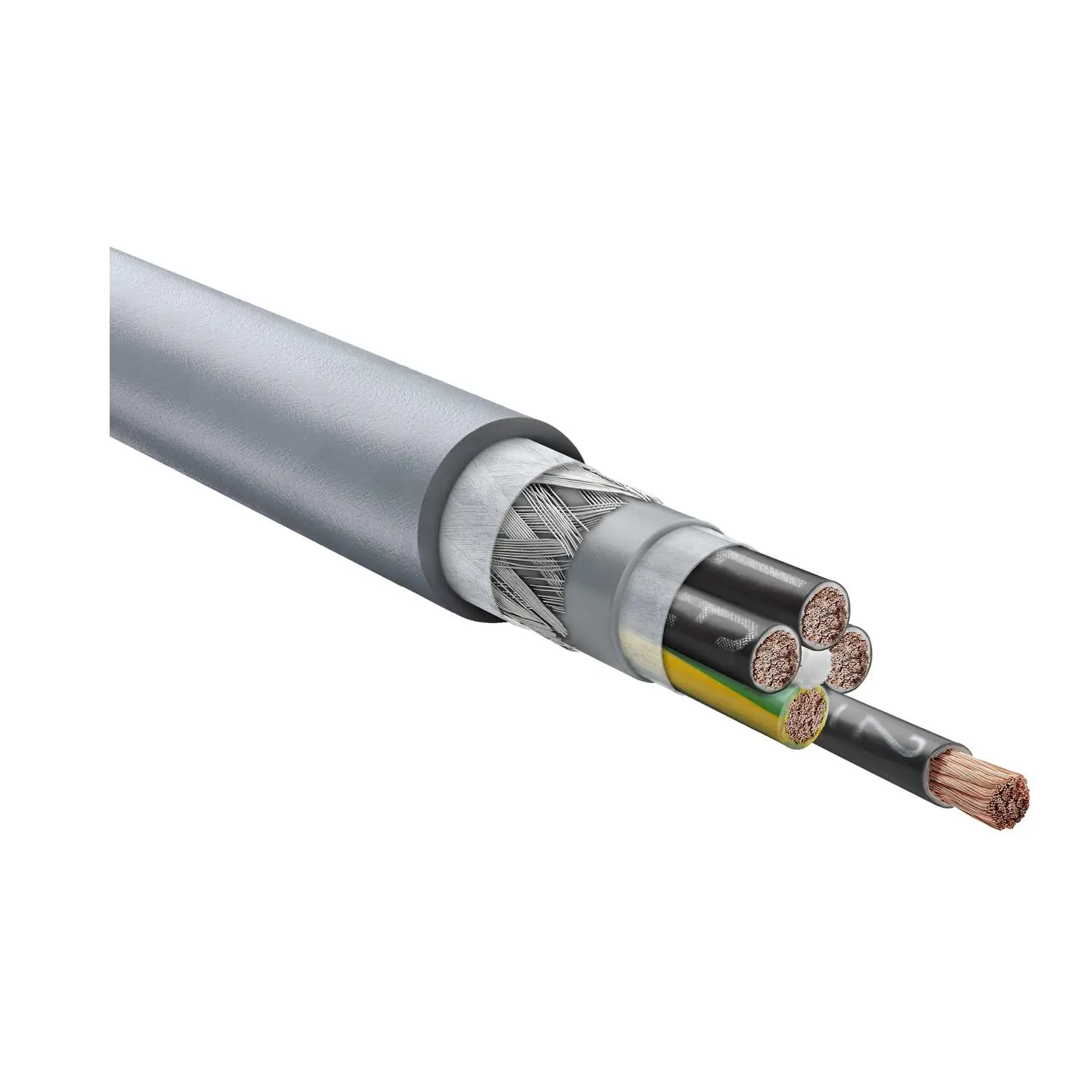 Produktfoto 1 von 0027651 LAPP ÖLFLEX FD 855 CP 5G1,5mm² AD 12,6mm Nennspannung Uo/U 300V/500V