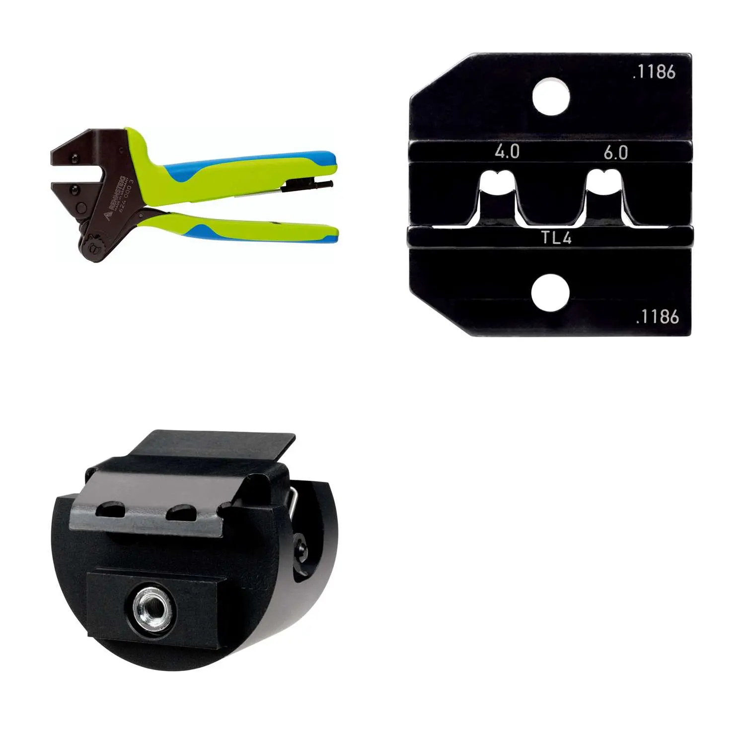 Produktfoto 1 von 624 1186 3 0 K2 Rennsteig Werkzeuge GmbH Crimpzange PEW12 für Tong Ling TL4 Steckverbinder Querschnitt 4mm² - 6mm²