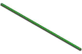 Produktfoto 1 von Schiene R180546861# 2621mm# T1=24.25