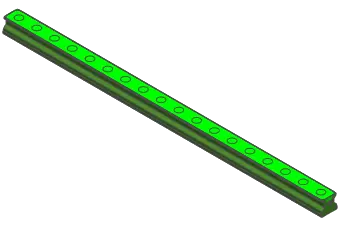 Produktfoto 1 von Schiene R180556161# 1076mm# T1=28