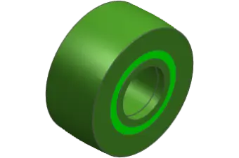 Produktfoto 1 von Stützrolle NNTR65x160x75-2ZL