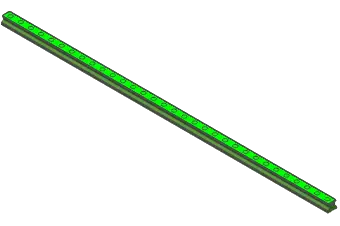 Produktfoto 1 von Schiene R052701440# 1676mm# T1=24.25